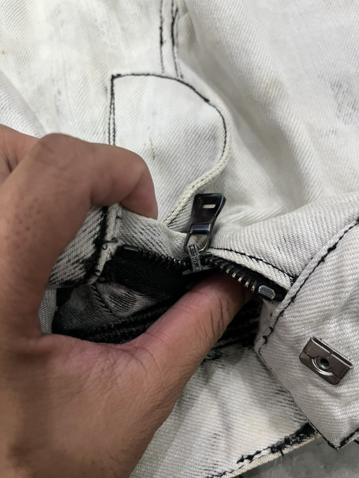 Balmain BALMAIN DECARNIN BLEACH WAXED Size US 32 / EU 48 - 9 Thumbnail