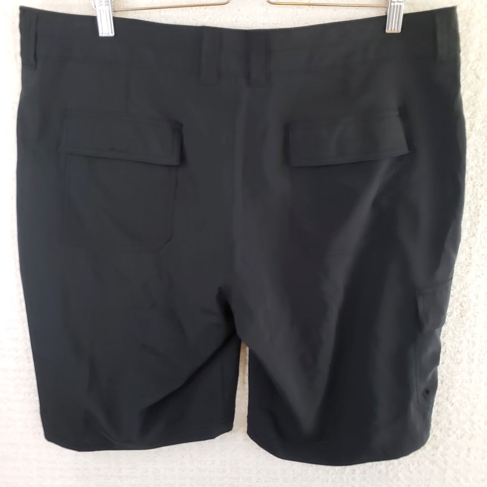 Vintage Silver Bait Performance Fishing Shorts Mens 38x10 Black Polyester Spandex Size US 38 / EU 54 - 5 Thumbnail