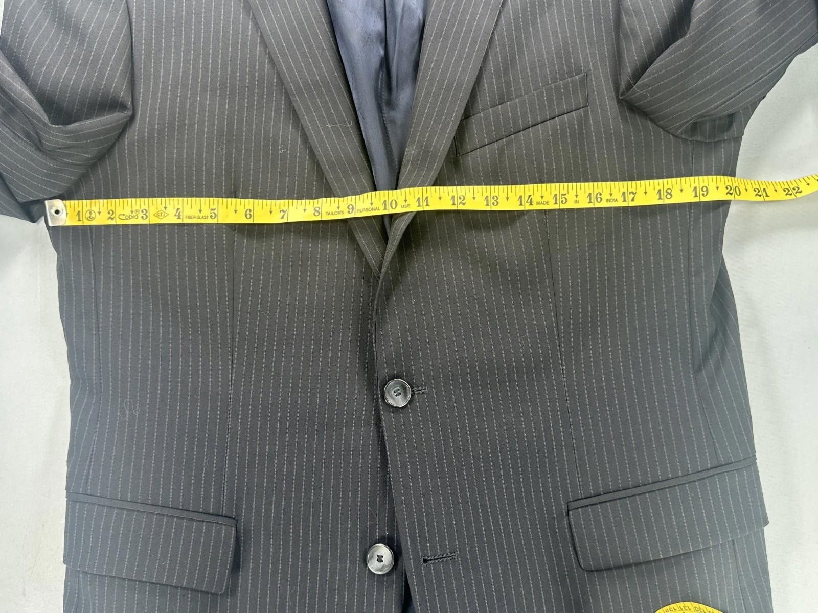 Hugo Boss Hugo Boss Men's 40S Black 100% Virgin Wool Suit Jacket Size 40S - 5 Thumbnail