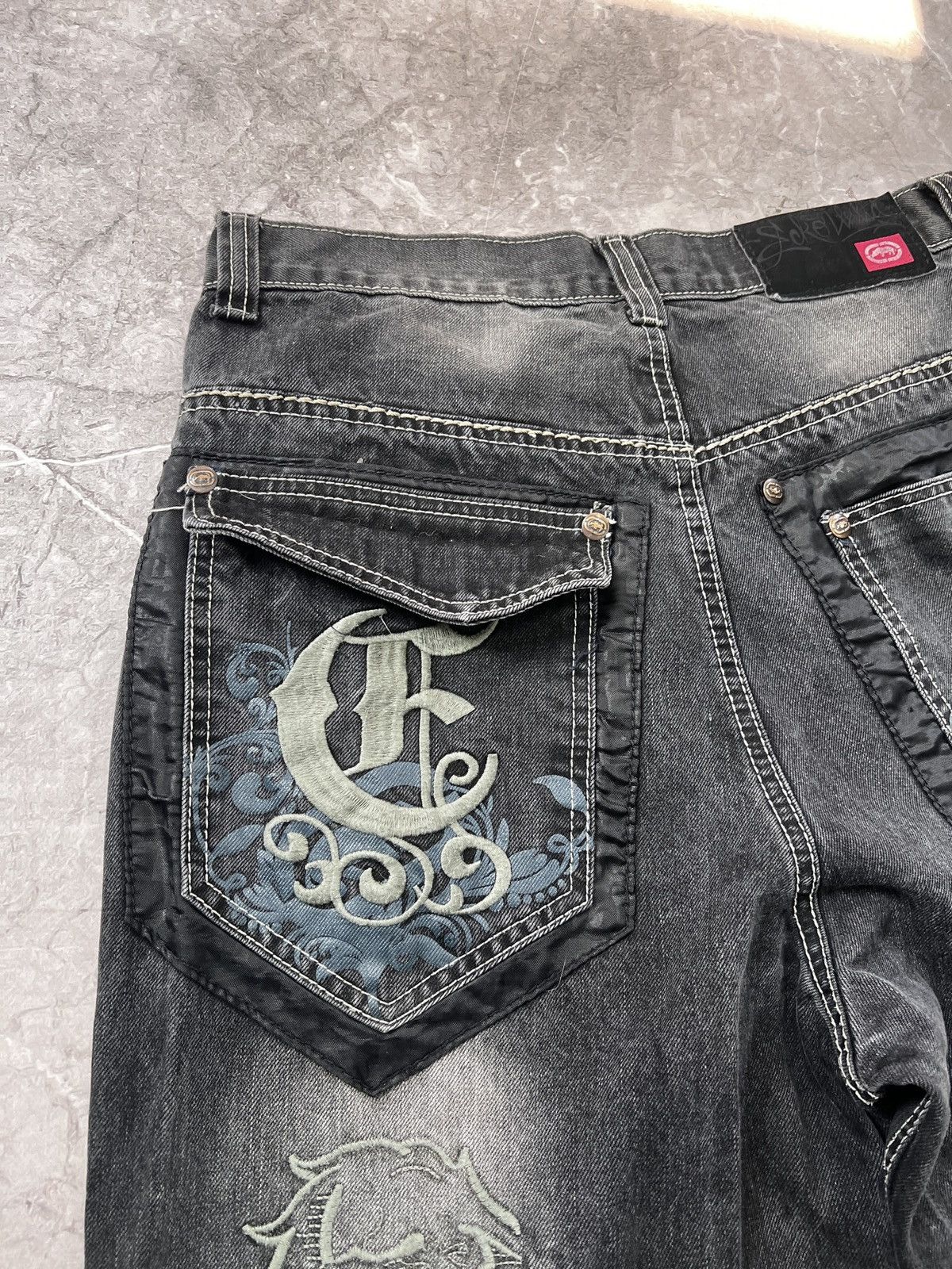 Ecko Unltd. Ecko unlimited cargo skater sk8 rare pants jeans y2k Size US 34 / EU 50 - 8 Thumbnail