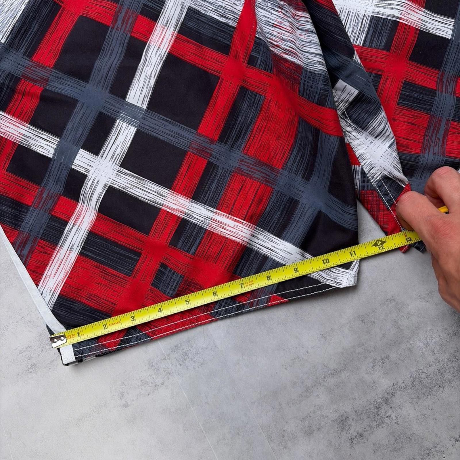 Adidas Vintage Red Adidas Grunge Plaid Baggy Surf Board Shorts Size US 34 / EU 50 - 7 Thumbnail