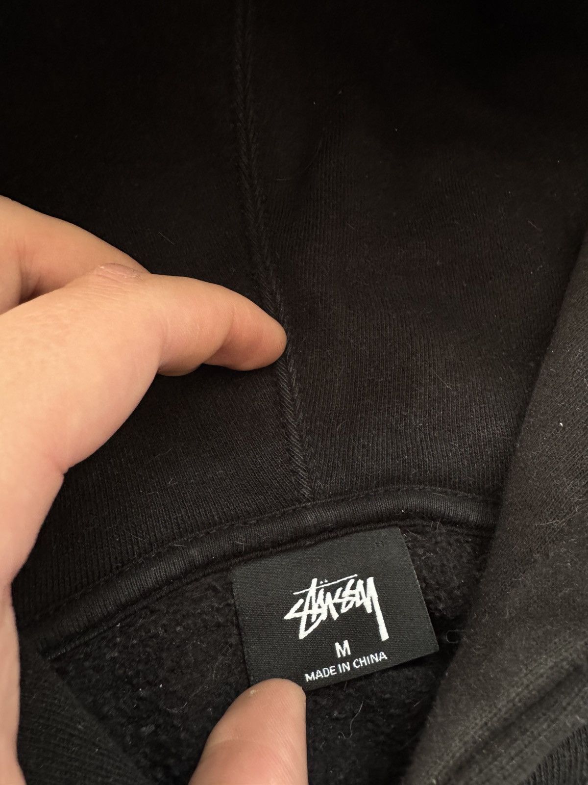 Stussy × Vintage STUSSY CENTER HUFT LOGO OVERSIZE BAGGY FIT HOODIE Size US M / EU 48-50 / 2 - 6 Thumbnail