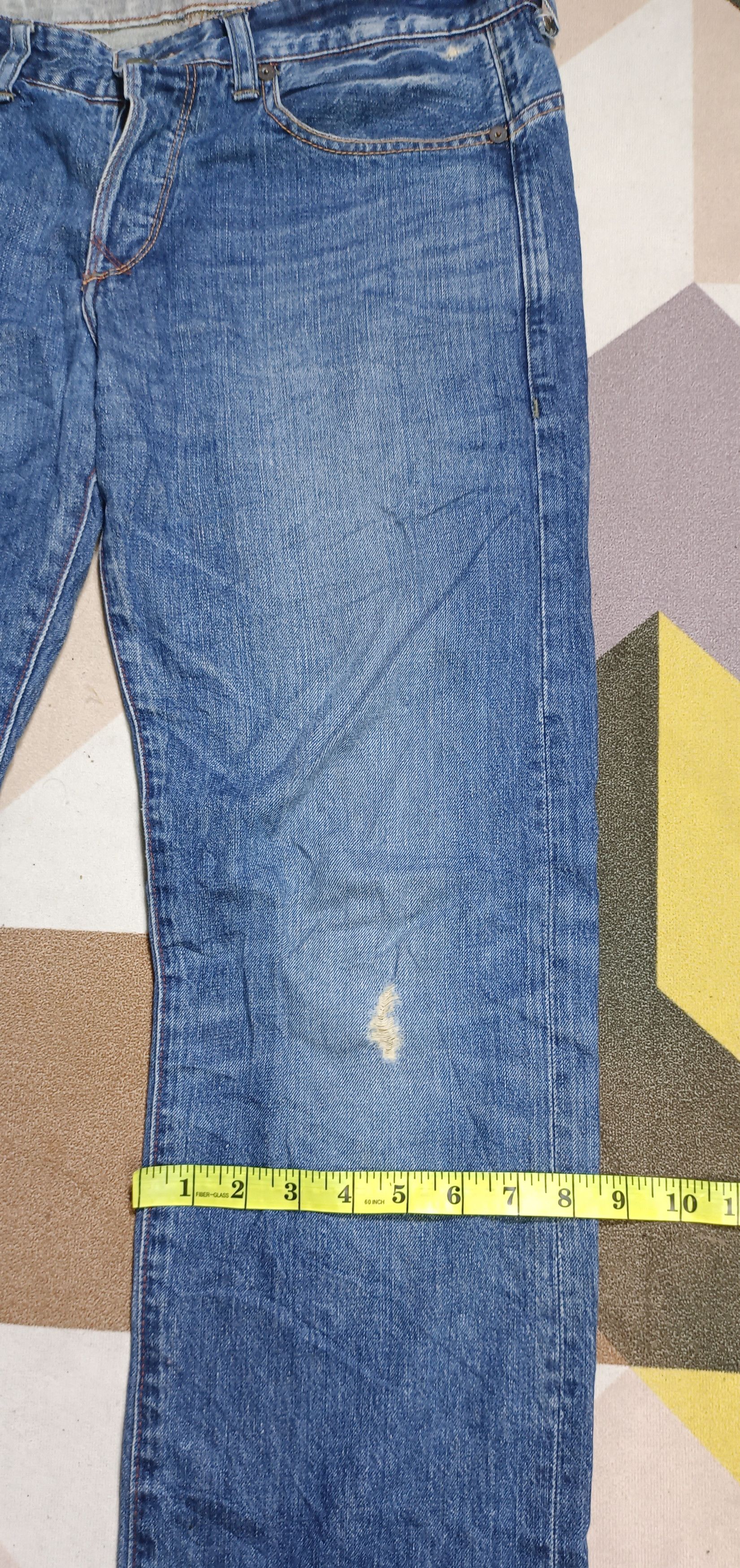 Polo Ralph Lauren Vintage Polo Ralph Lauren Pai Leather Distressed Denim Size US 34 / EU 50 - 14 Thumbnail