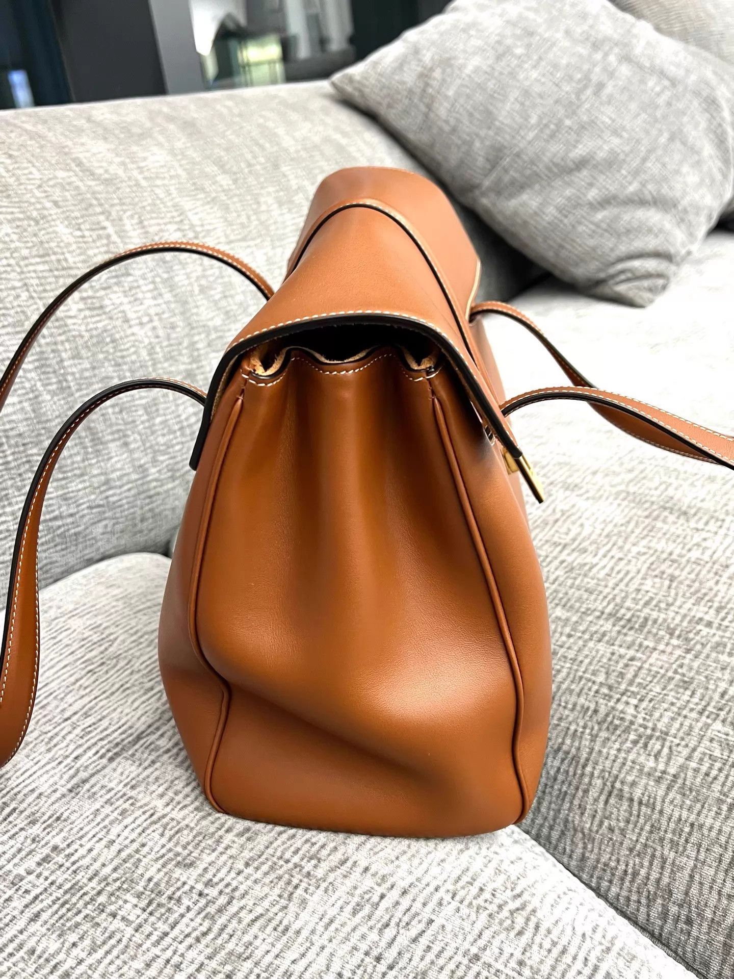 Celine Celine Soft Tote 32cm Leather Caramel 21 Size ONE SIZE - 5 Thumbnail