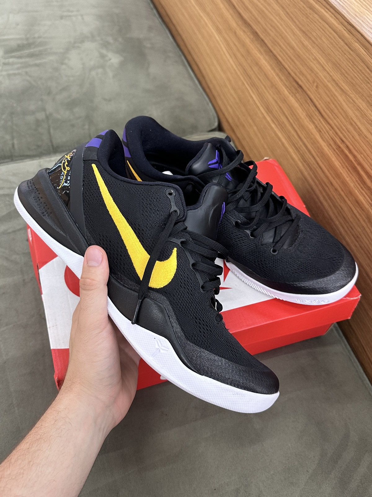 Nike Kobe 8 Protro Lakers Away