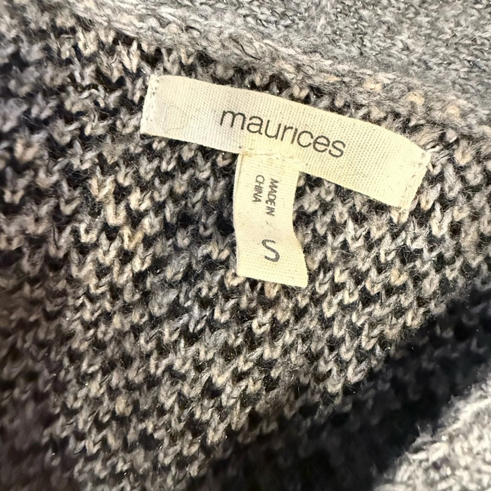 Other Maurices chunky leopard print cardigan open front SZ SM Size S / US 4 / IT 40 - 5 Thumbnail