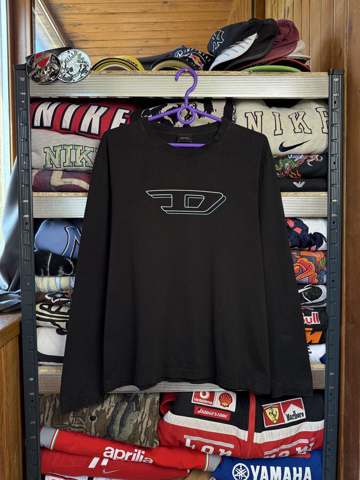 Other Vintage y2k diesel longsleeve t-shirt opium style Size US M / EU 48-50 / 2 - 1 Thumbnail