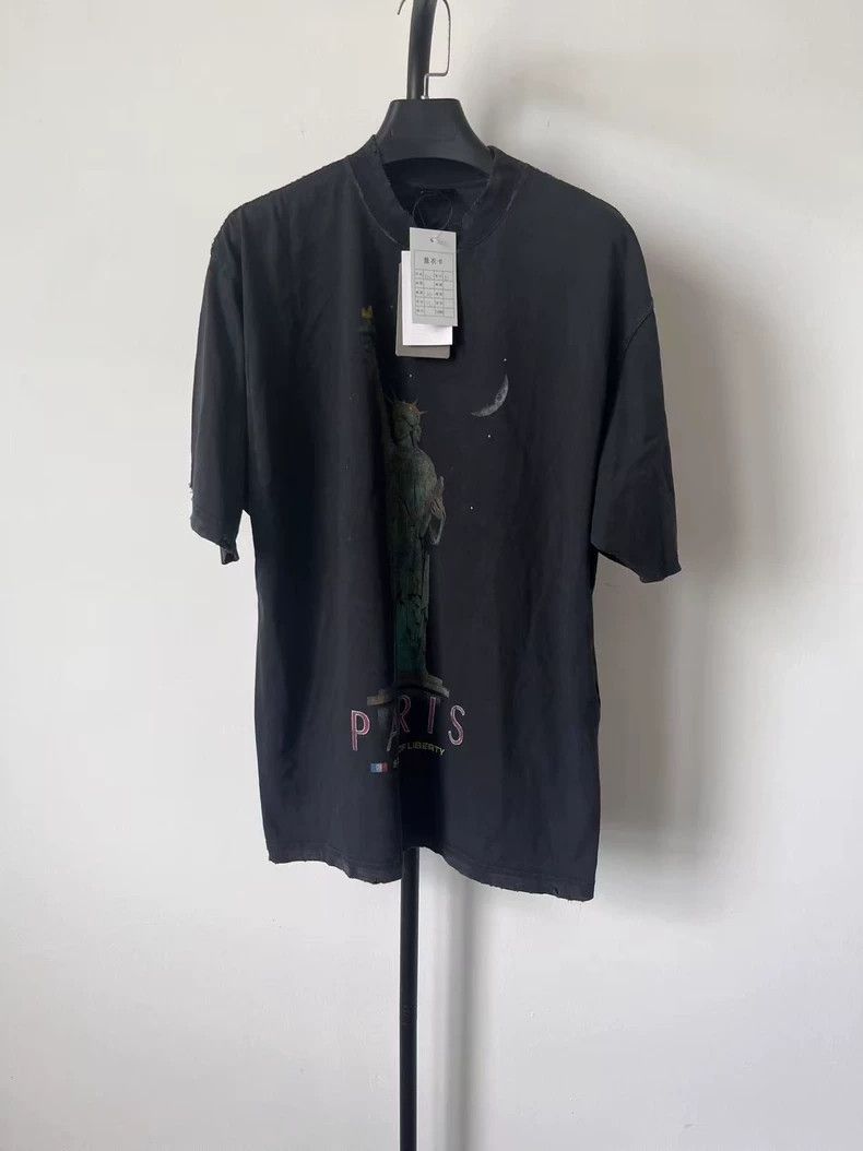 Balenciaga Balenciaga Paris Print Short Sleeve T-shirt-yf Size US XXS / EU 40 - 1 Thumbnail