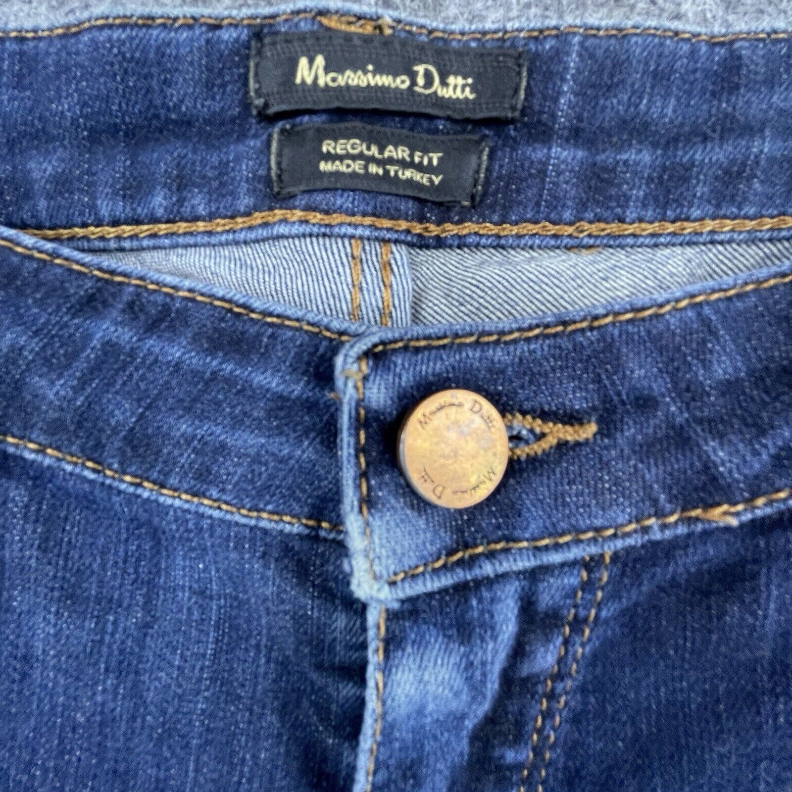 Massimo Dutti Massimo Dutti Jeans Womens 6 Straight Regular Fit Stretch Size 28" / US 6 / IT 42 - 2 Thumbnail