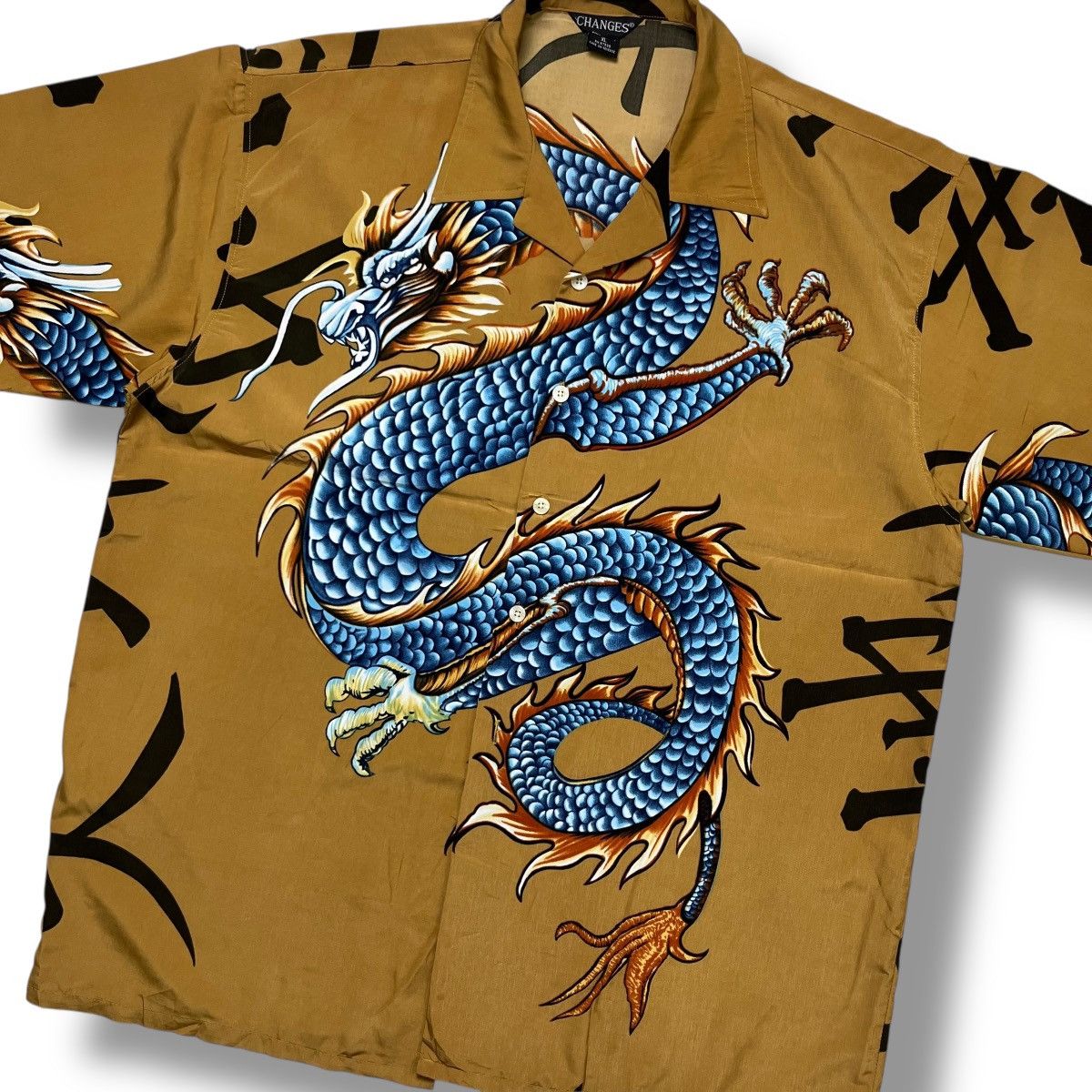 Changes 90s Style Changes sukajan open collar shirt Size US XL / EU 56 / 4 - 5 Thumbnail