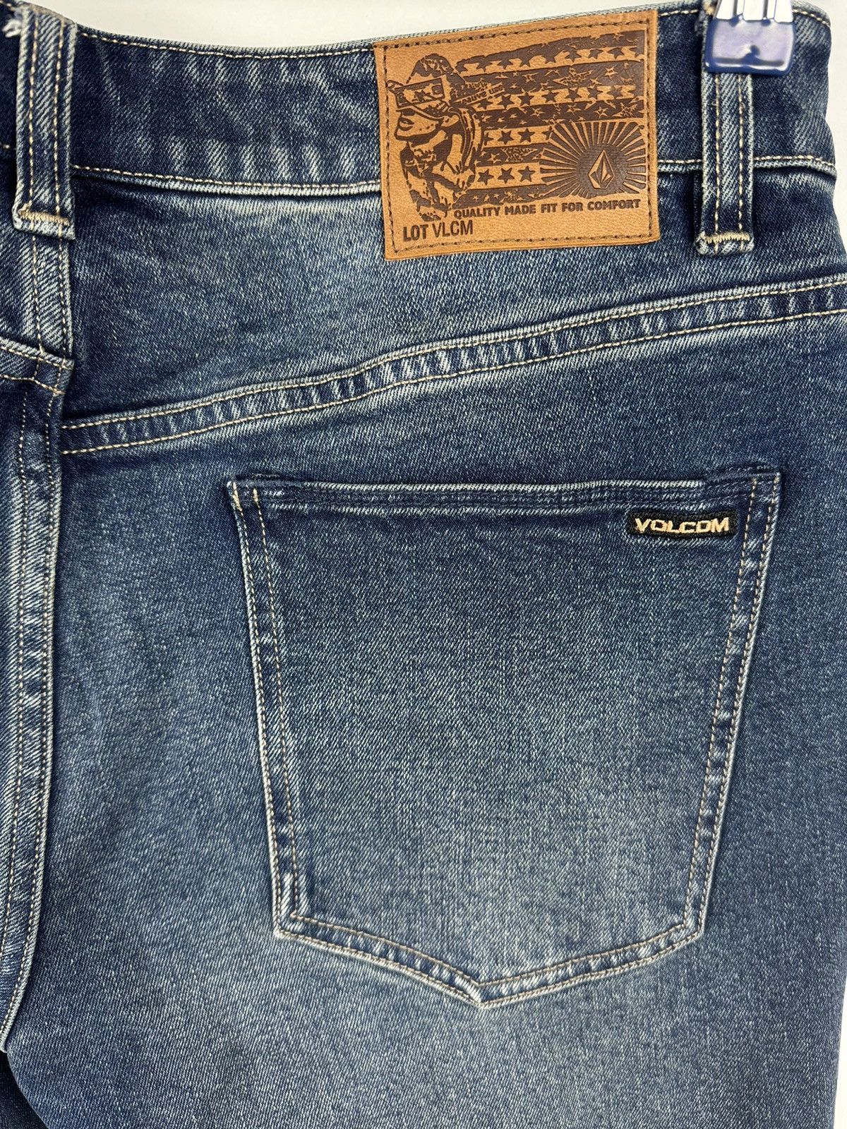 Volcom Volcom Vorta Slim Tapered Faded Stretch Denim Jeans Size US 32 / EU 48 - 6 Thumbnail