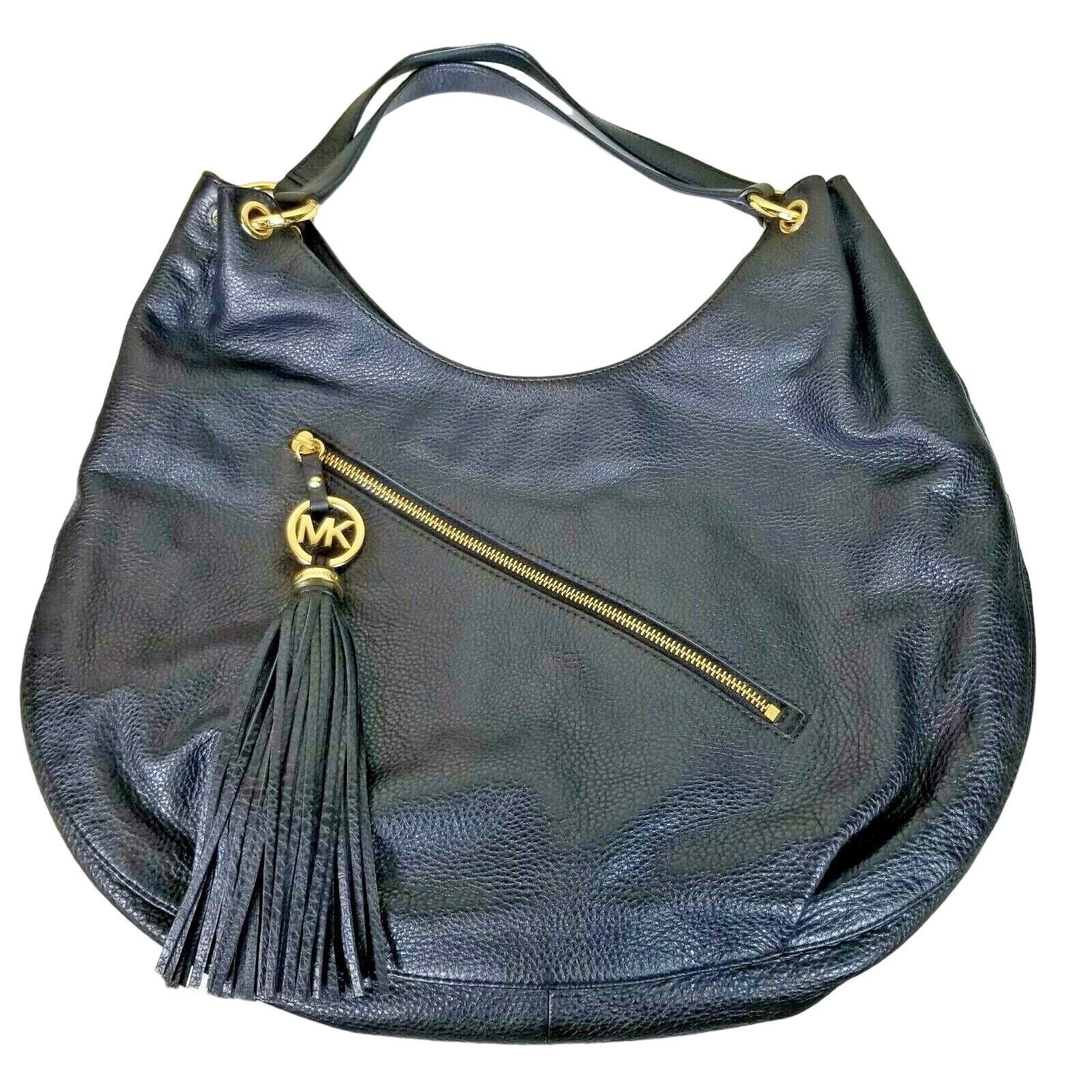 Michael Kors Womens Large Pebbled Leather Shoulder Tote Bag