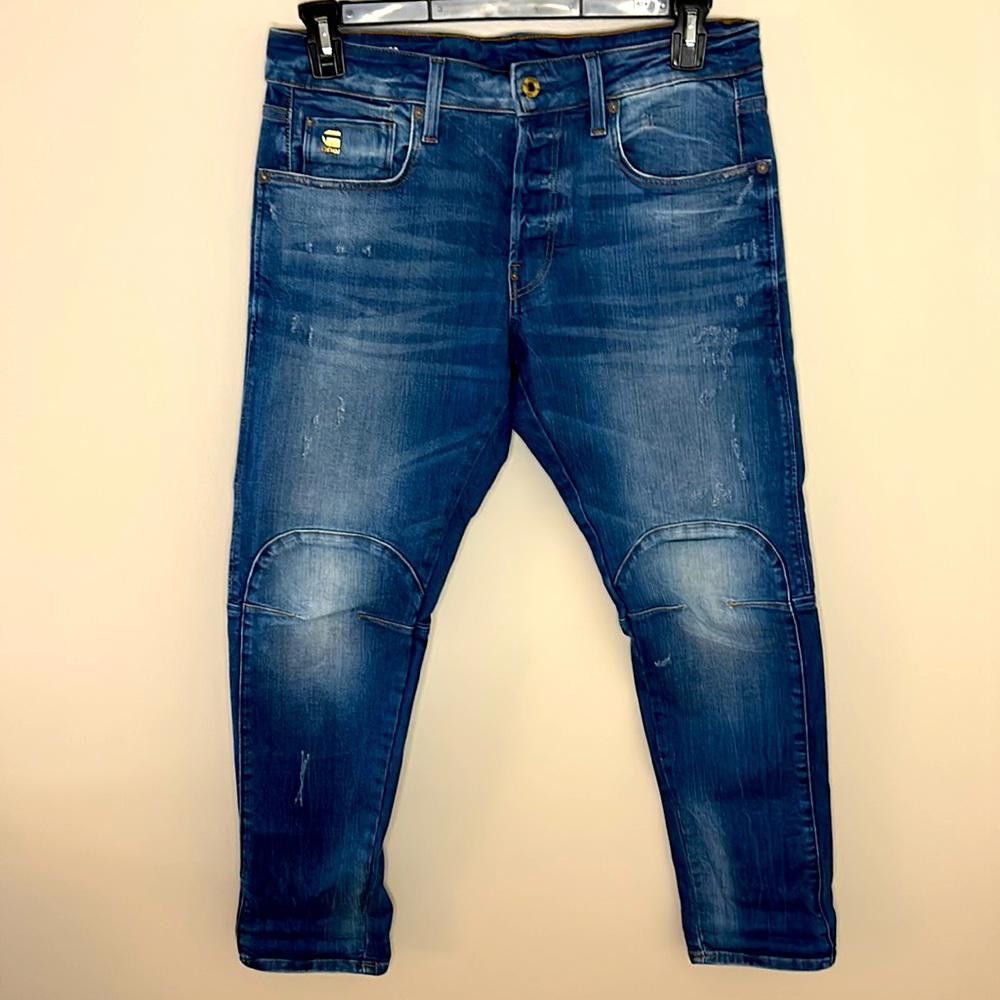 Designer Slim Fit31/30- G-Star -93%Ctn 5% poly 2% el- med blue Size US 31 - 2 Thumbnail