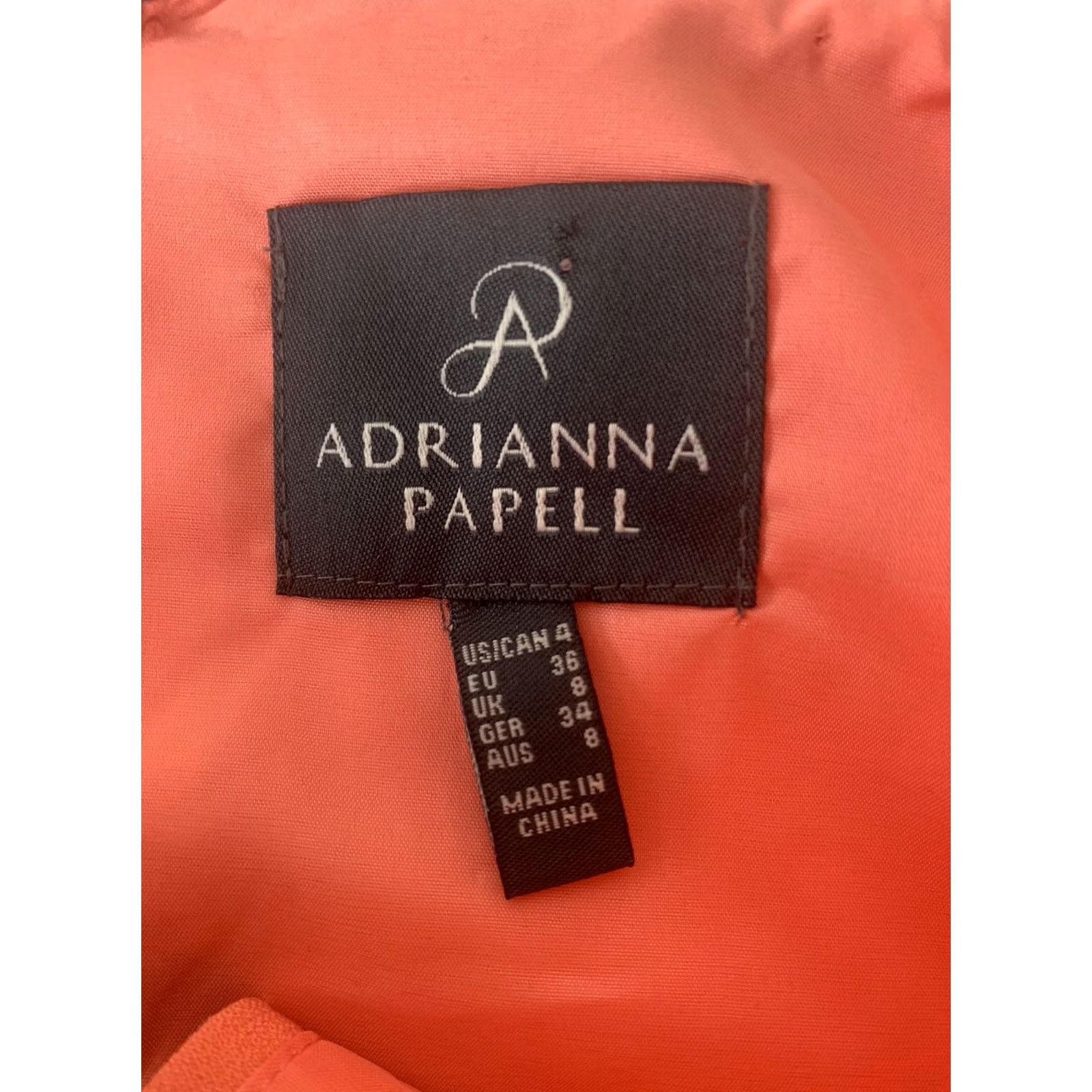 Adrianna Papell ADRIANNA PAPELL DRESS WOMENS SIZE 4 PINK 3/4 SLEEVE TUNIC STYLE 011261170 NWT Size S / US 4 / IT 40 - 2 Thumbnail