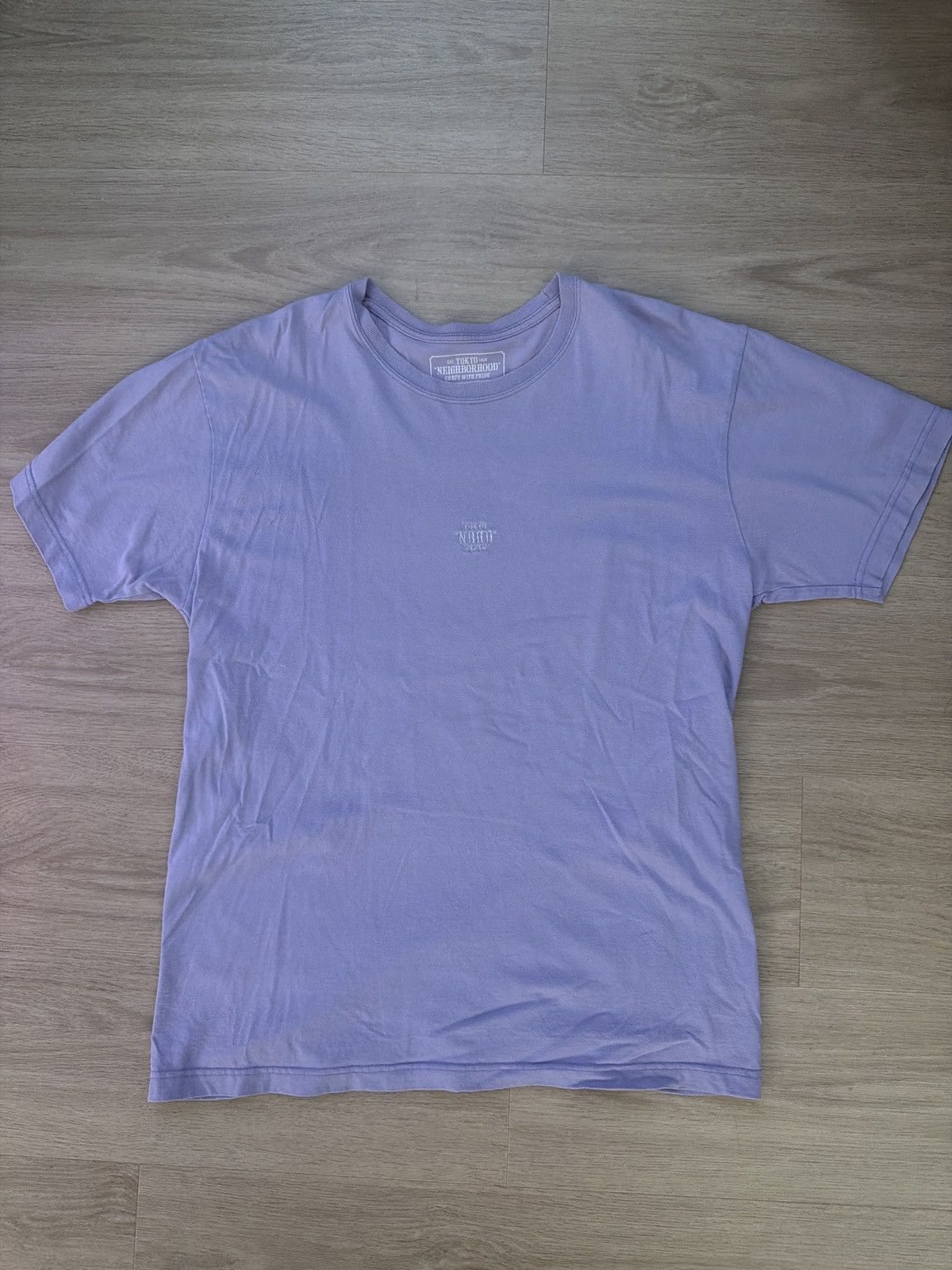 Neighborhood Neighborhood Lilac Logo T-Shirt Size US L / EU 52-54 / 3 - 1 Thumbnail