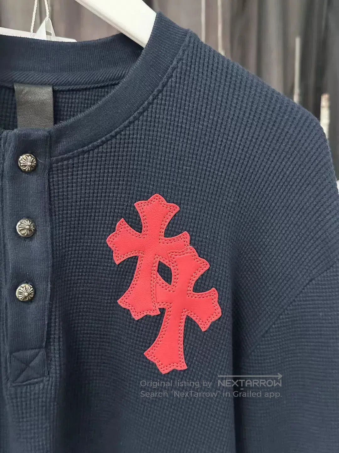 Chrome Hearts chrome hearts long sleeve waffle shirt. Size US S / EU 44-46 / 1 - 6 Thumbnail