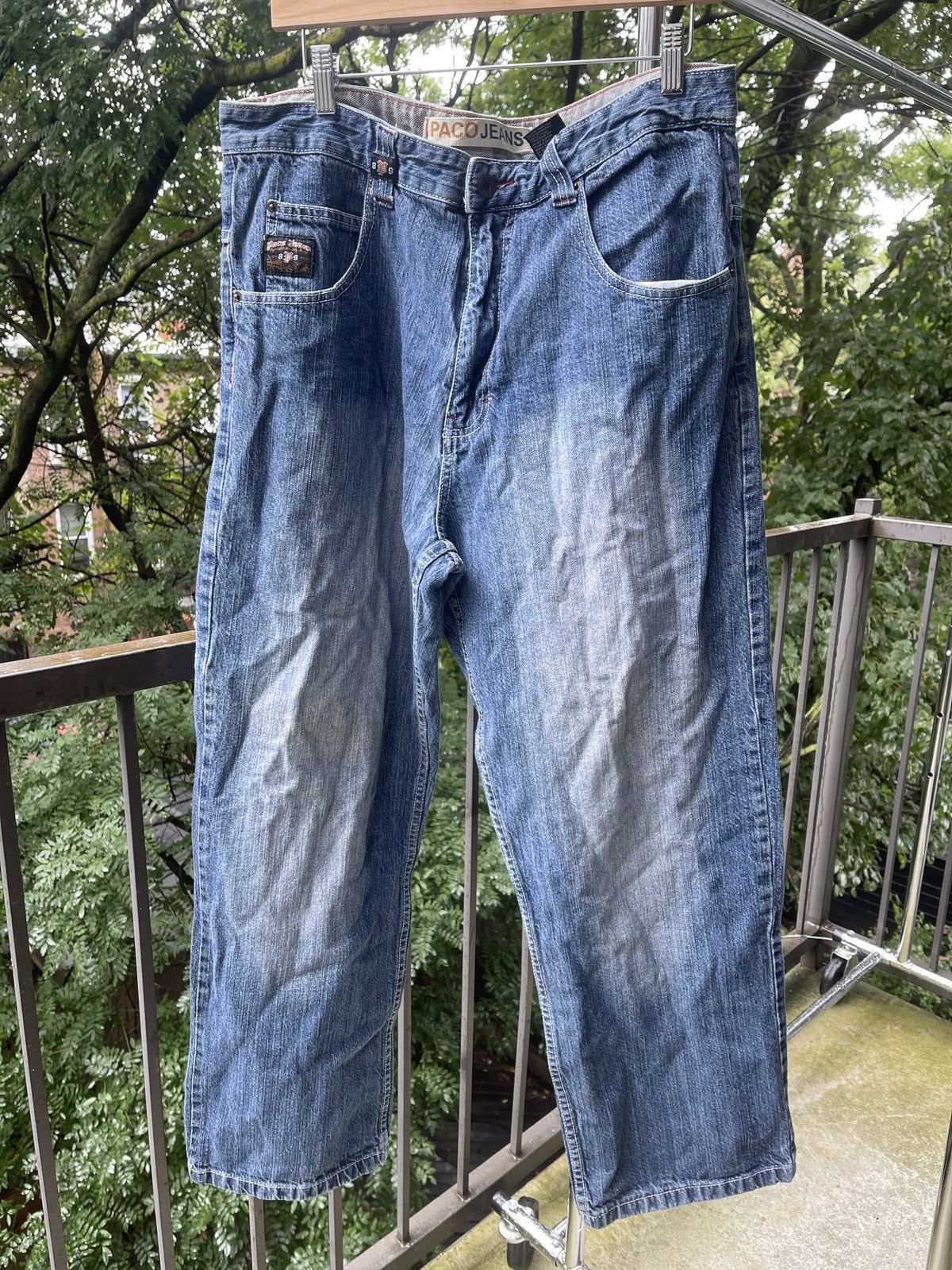 Vintage VINTAGE Y2K PACO JEANS BAGGY EMBROIDERED DENIM JEANS 36 Size US 36 / EU 52 - 2 Thumbnail