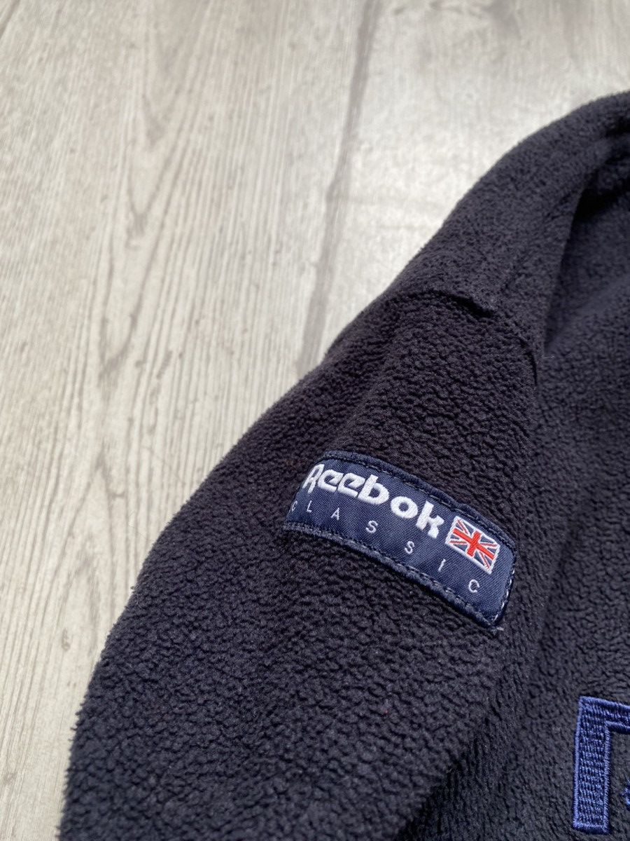 Reebok Vintage Reebok Fleece sweatshirt zip center logo UK flag Size US L / EU 52-54 / 3 - 7 Thumbnail