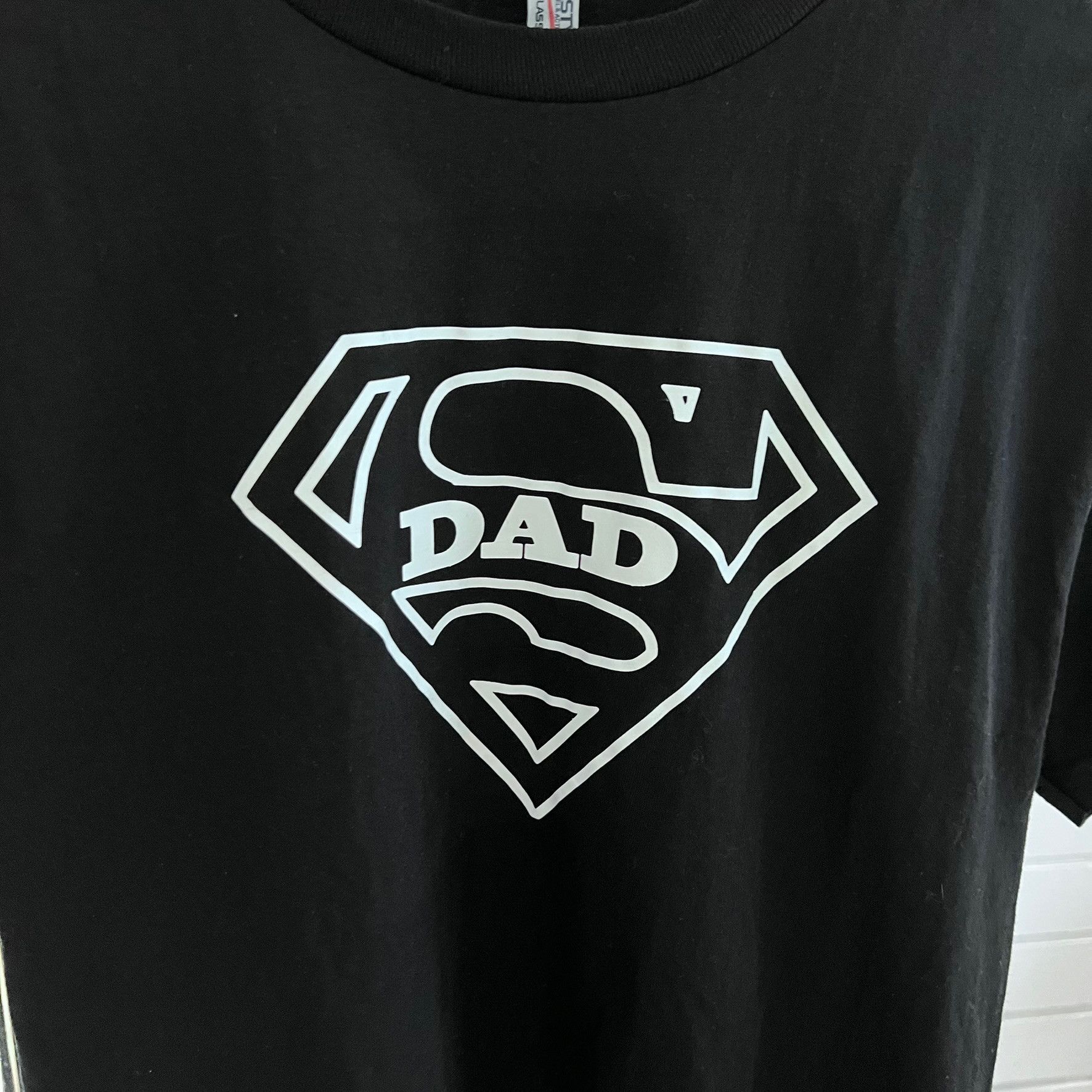 Alstyle Superdad Logo Black Shirt Size US M / EU 48-50 / 2 - 2 Thumbnail