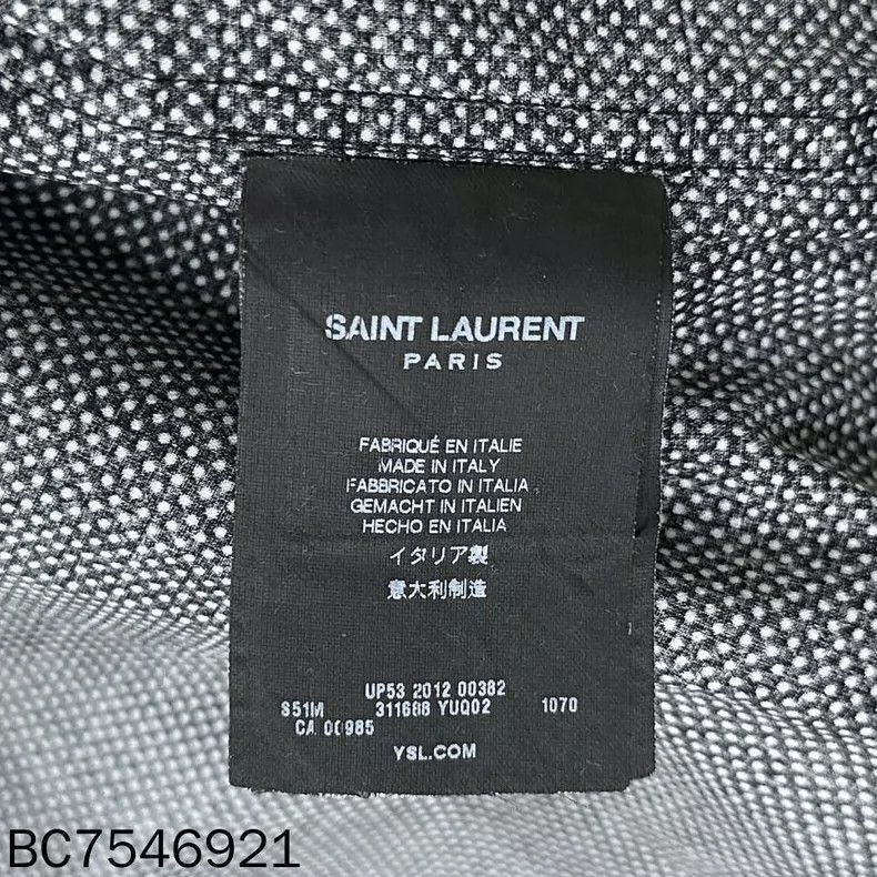 Other Saint Laurent Paris Polka Dot Long Sleeve Shirt-2507 Size US M / EU 48-50 / 2 - 4 Thumbnail