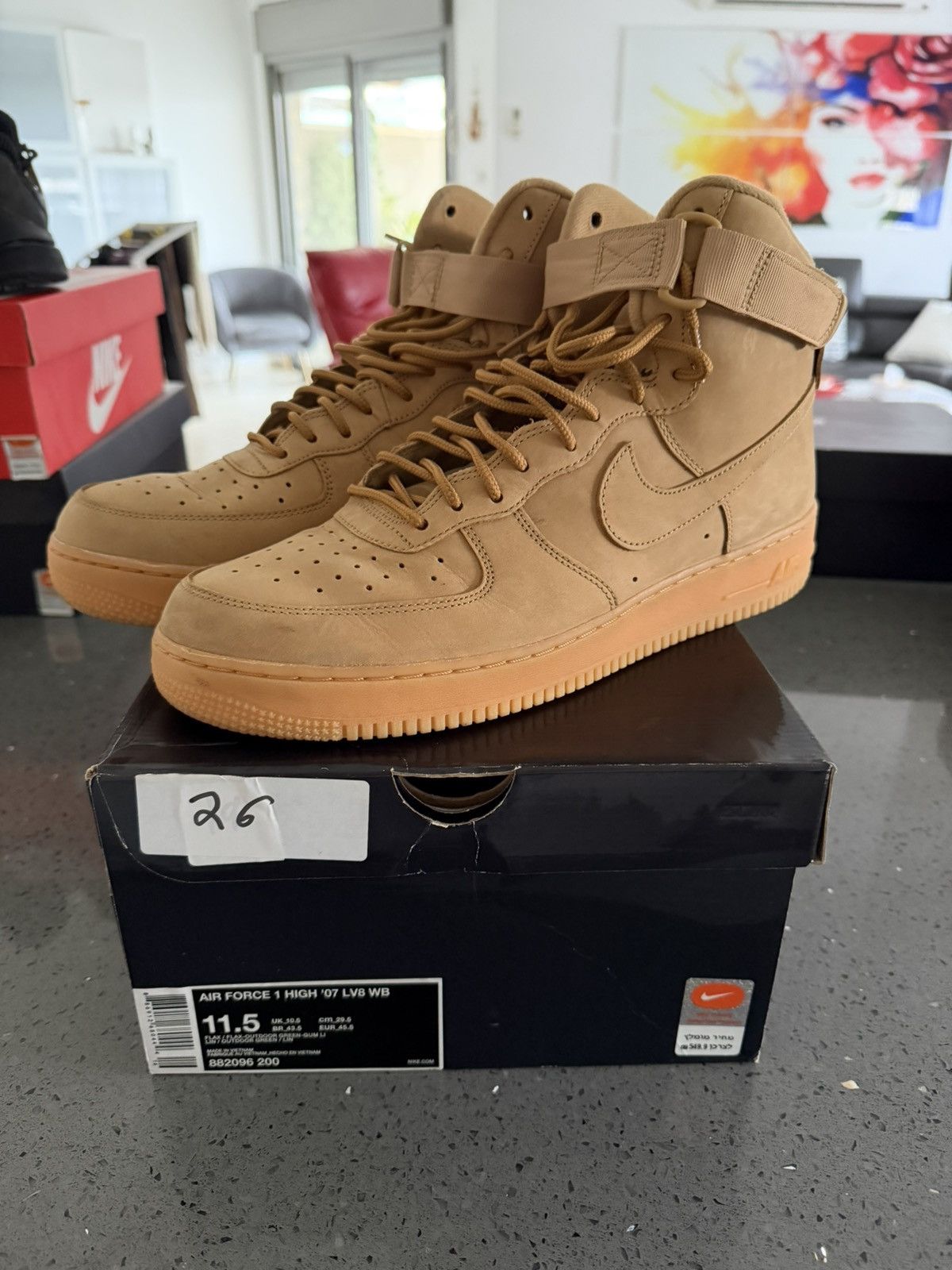 Nike Nike AF1 High WB Size US 11.5 / EU 44-45 - 1 Thumbnail