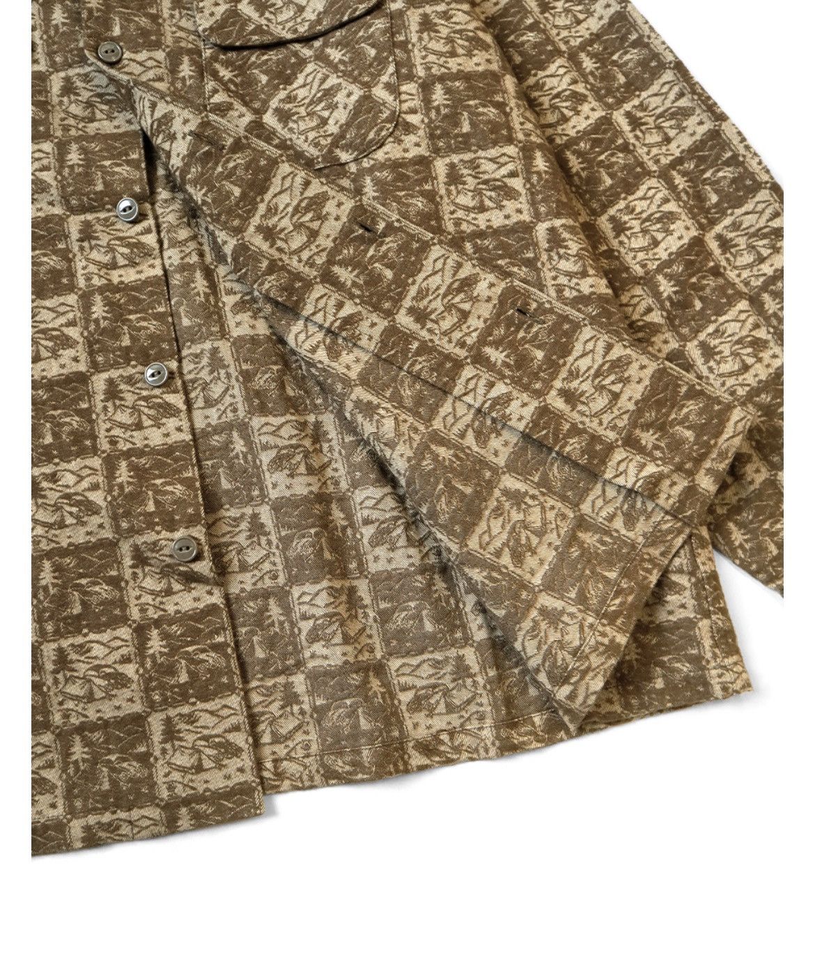 Kapital CAMP jacquard flannel wrangle collar board shirt size 2 Size US M / EU 48-50 / 2 - 7 Thumbnail