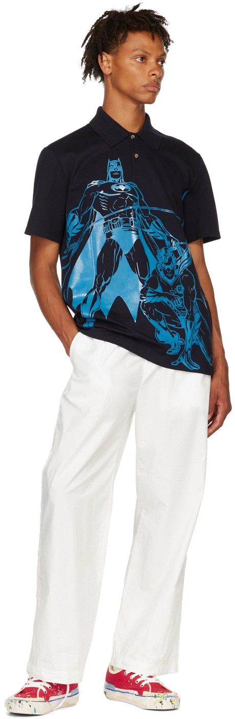 Lanvin o1y0225 Crewneck T-Shirt in Navy/Blue Size US L / EU 52-54 / 3 - 4 Thumbnail
