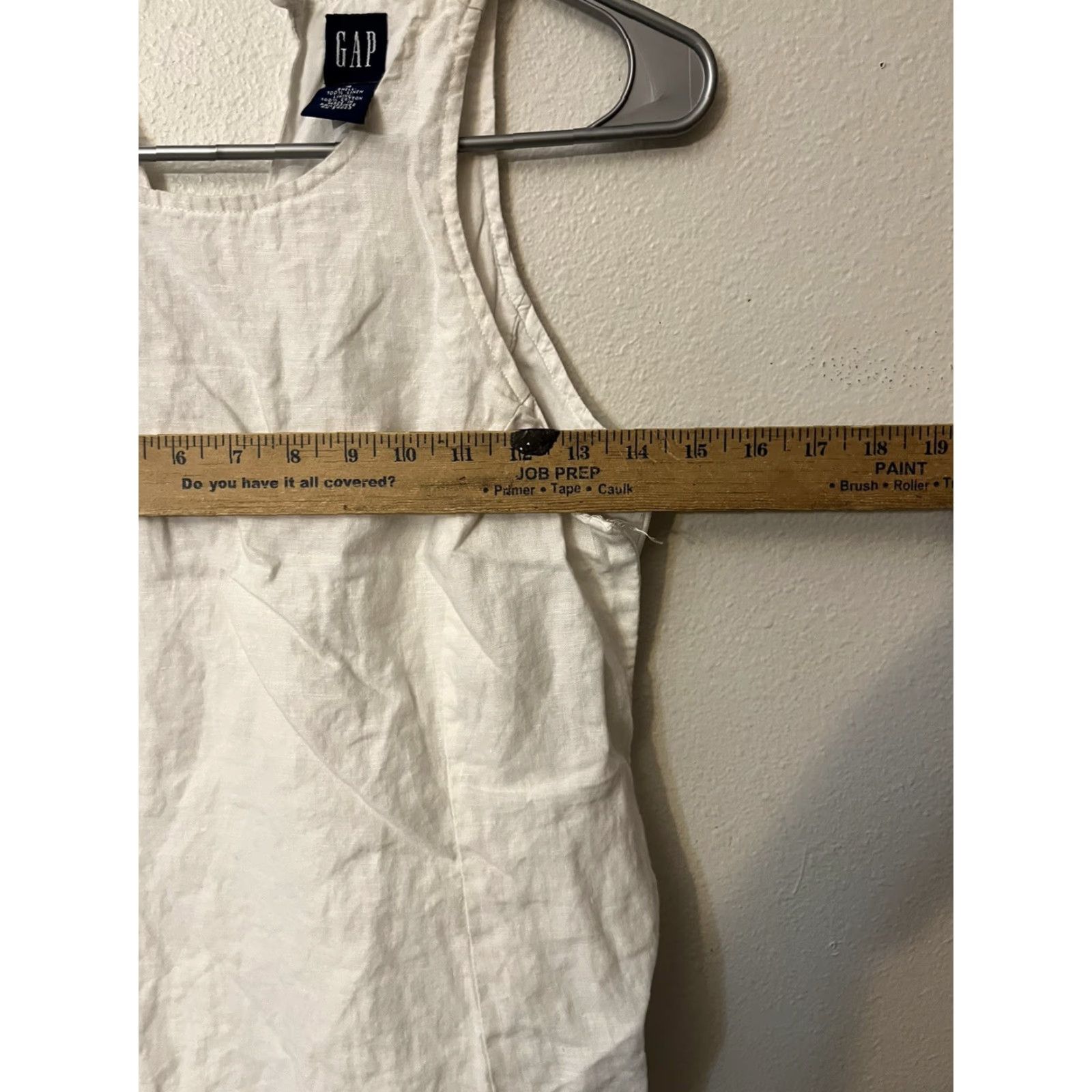 Gap Vintage GAP Linen Dress Size 4 Full Length Easter Spring Summer Tank Size S / US 4 / IT 40 - 3 Thumbnail