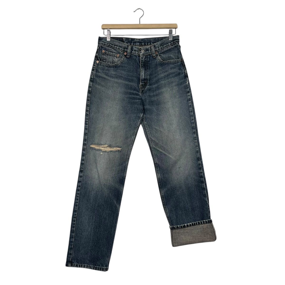 Levi's Vintage Y2k Levis Distressed Denim Jeans Size US 32 / EU 48 - 12 Thumbnail