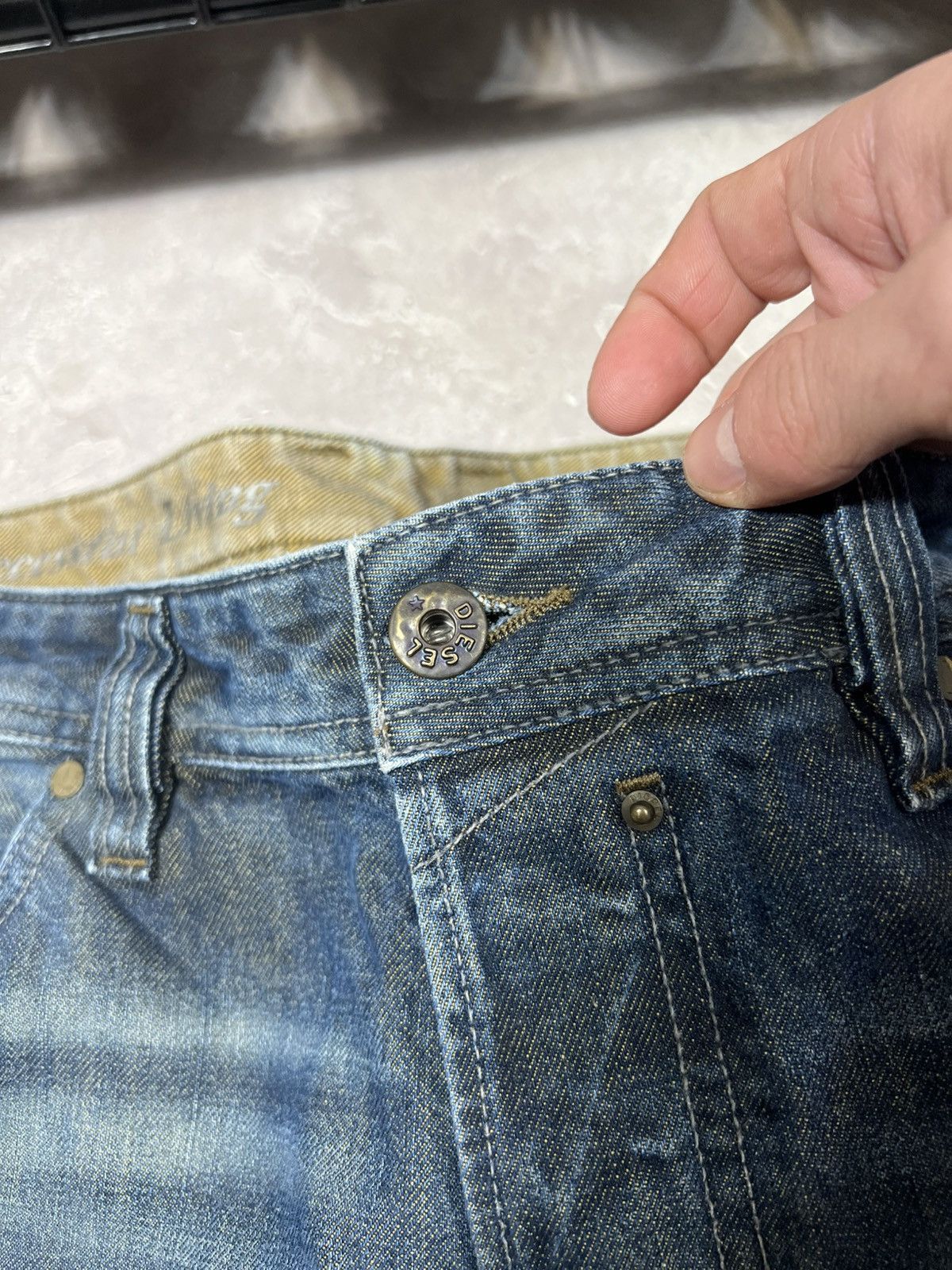 Diesel Vintage Diesel Junya Watanabe Style Baggy Jeans Size US 34 / EU 50 - 13 Thumbnail