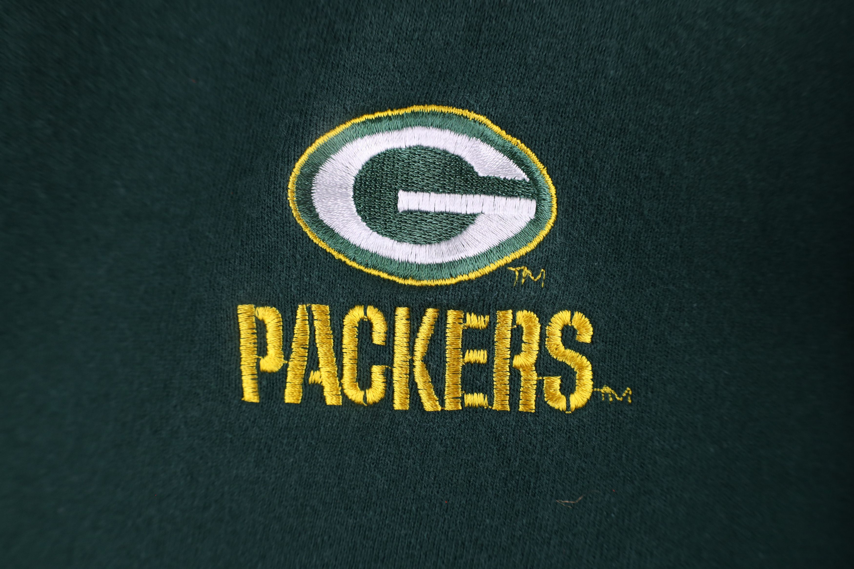 Vintage Vintage 90s Out Green Bay Packers Football Sweatshirt USA Size US XL / EU 56 / 4 - 4 Thumbnail
