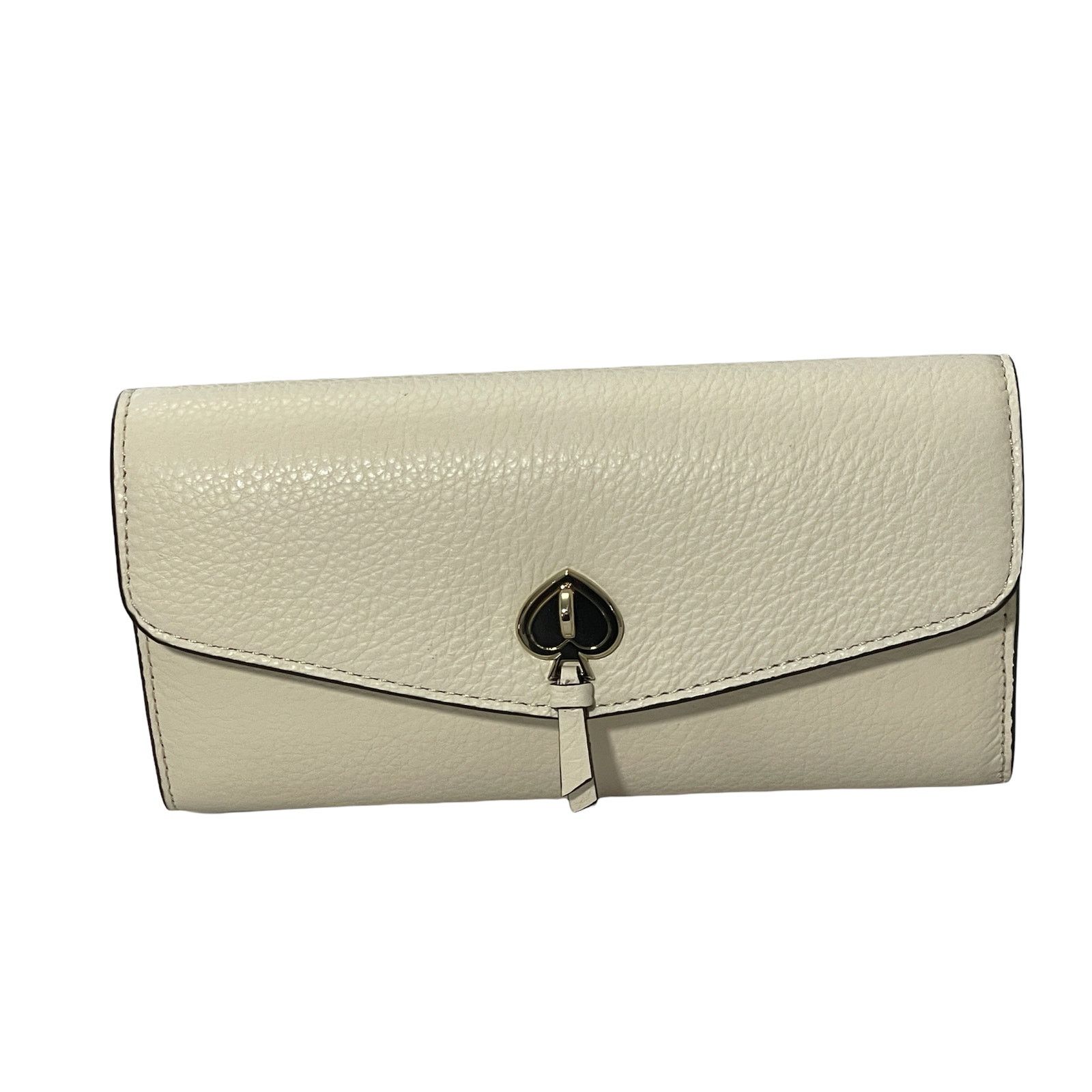 Kate Spade Kate Spade Marti Large Slim Pebbled Leather Flap Wallet Size ONE SIZE - 1 Thumbnail