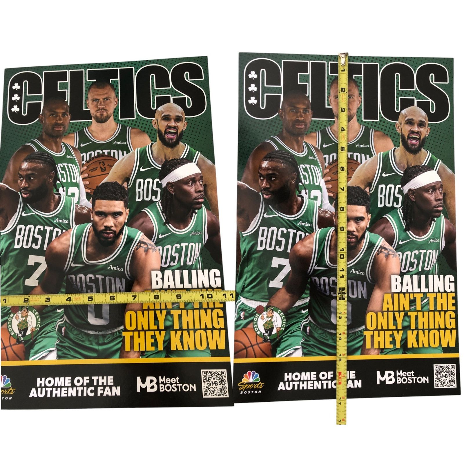 NBA Boston Celtics Authentic Fan NBC Sports Balling Poster Size ONE SIZE - 4 Thumbnail