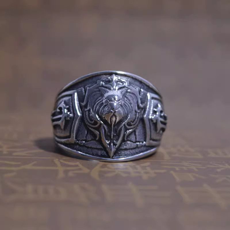 Jewelry Hip-hop Jewelry Rings Open Size Chrome Ring (Size 7-13) Size ONE SIZE - 1 Thumbnail