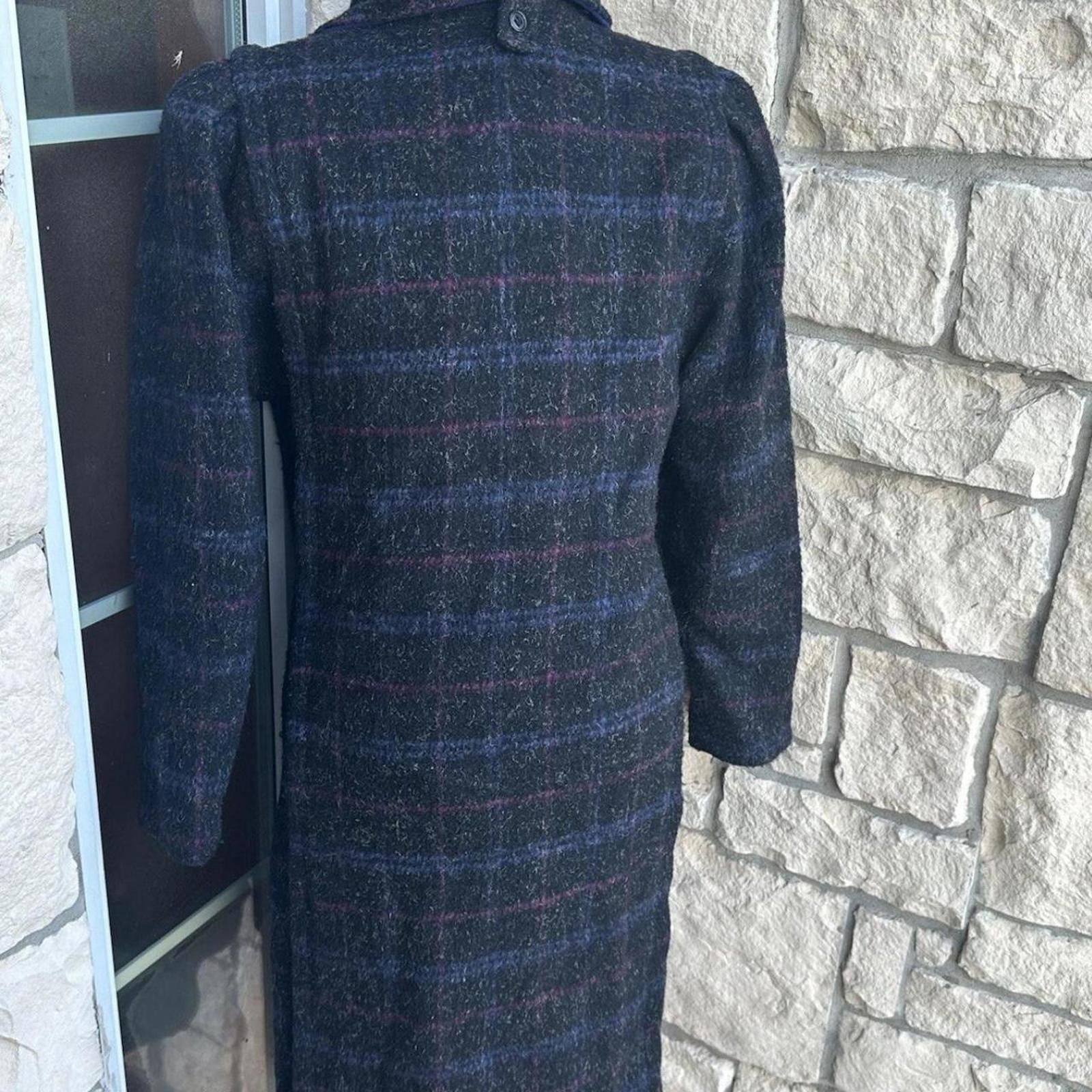Other Vintage New York Girl Wool Blend Coat Jacket Scarf S Size S / US 4 / IT 40 - 2 Thumbnail