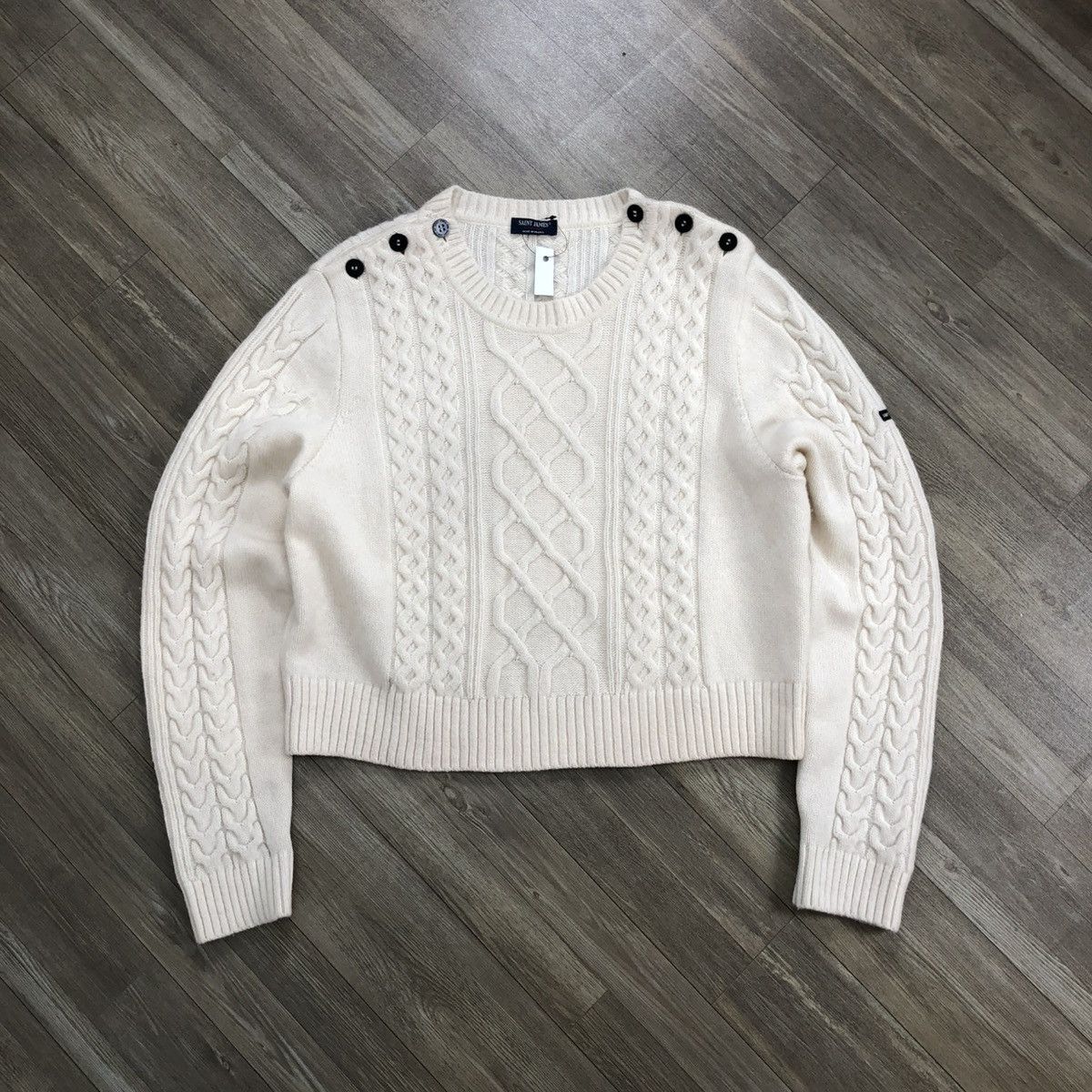 Designer × Saint James Vintage Saint James l"Atelier France Striped Wool Sweater Size US M / EU 48-50 / 2 - 1 Thumbnail