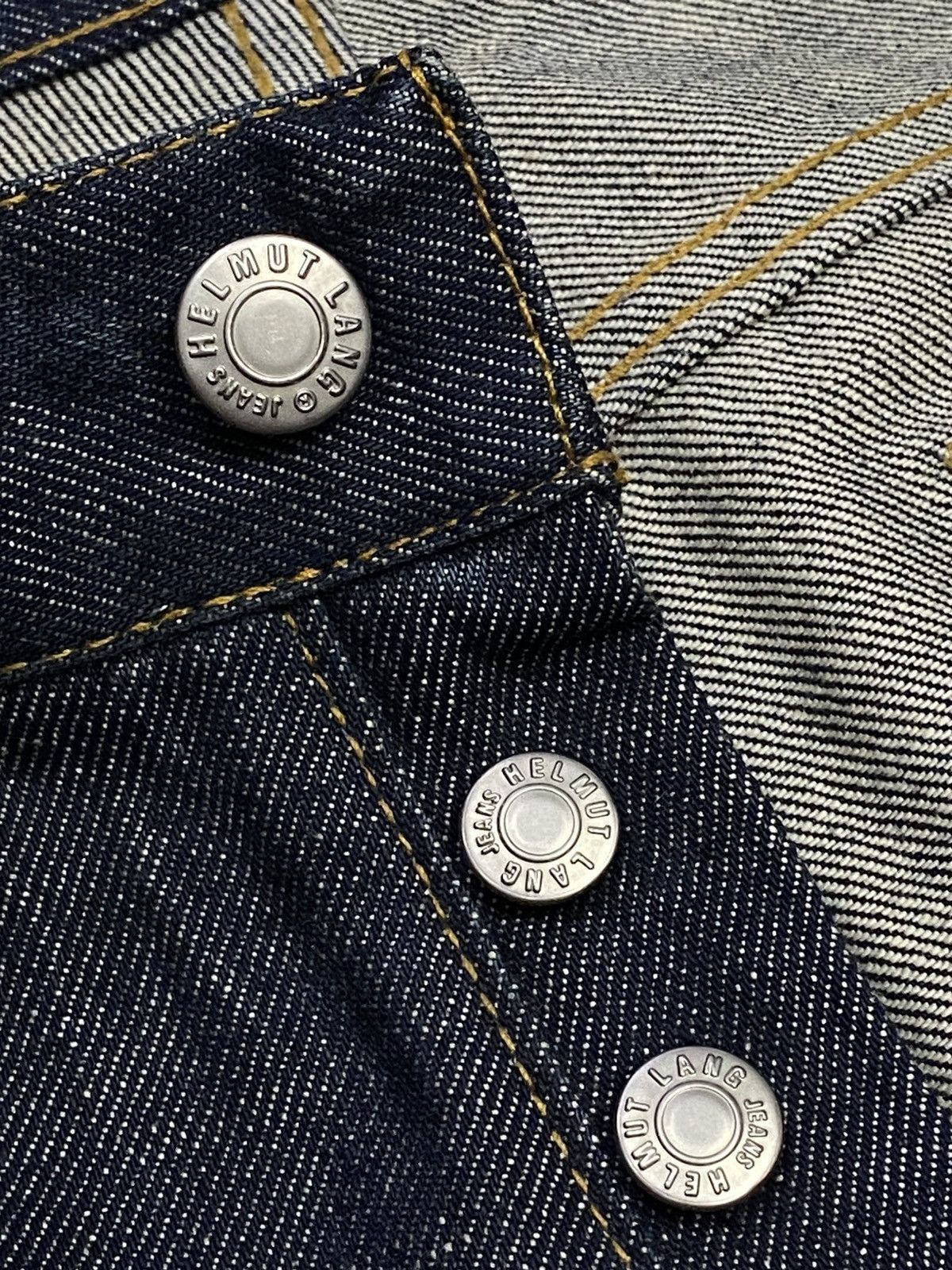 Helmut Lang Helmut Lang 1999 Classic Cut Raw Denim Pants Size US 29 - 10 Thumbnail