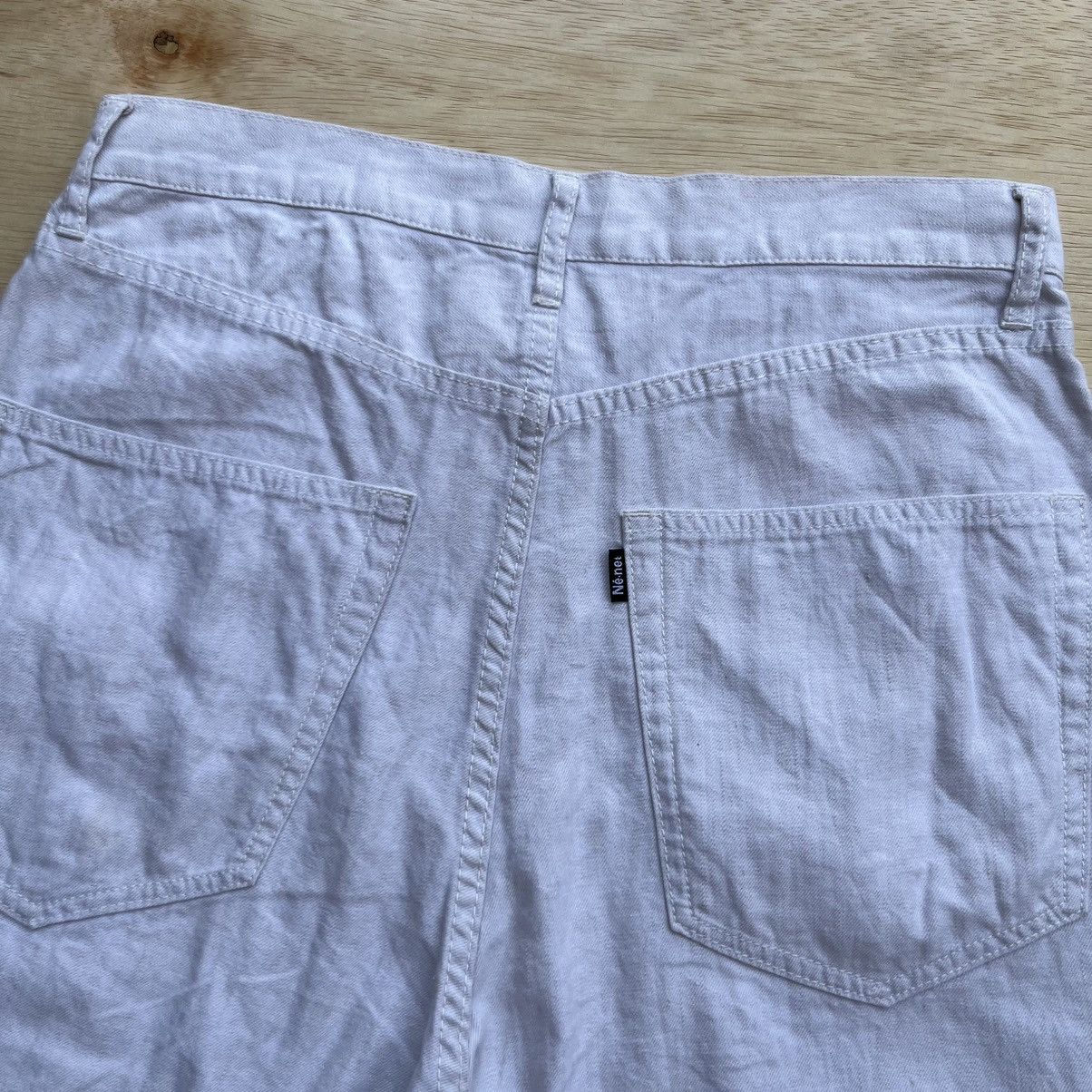 Ne-Net NE-NET ISSEY MIYAKE BROKEN WHITE BAGGY Size US 31 - 8 Thumbnail