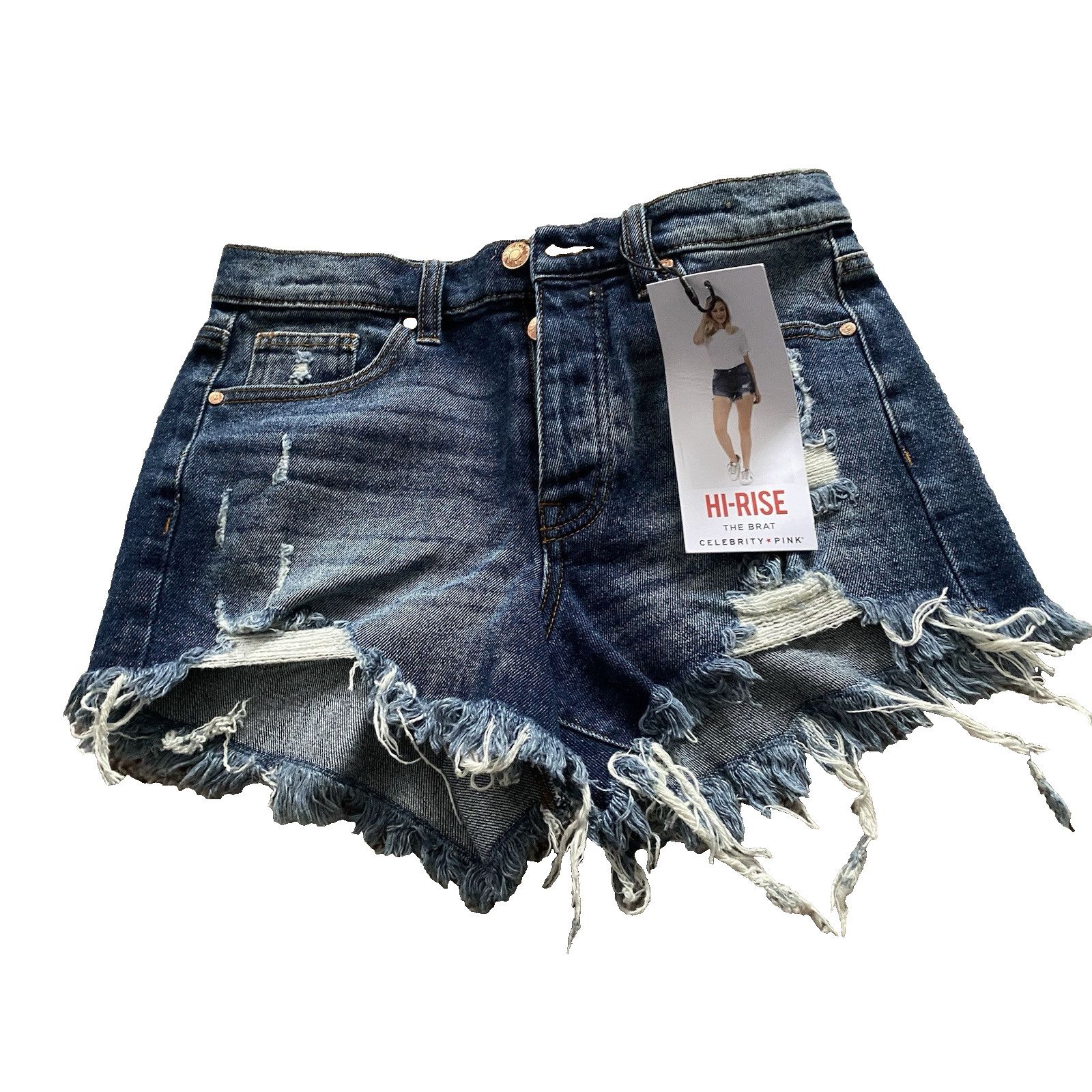 Victoria's Secret Hi-Rise Shorts-Celebrity Pink, The Brat sz5/7 Size 28" / US 6 / IT 42 - 1 Thumbnail