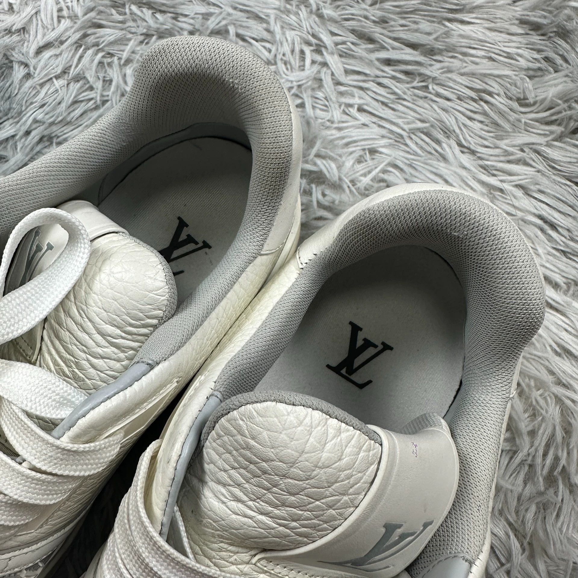 Louis Vuitton lv trainer white cement sneakers size 6 Size US 7 / EU 40 - 7 Thumbnail