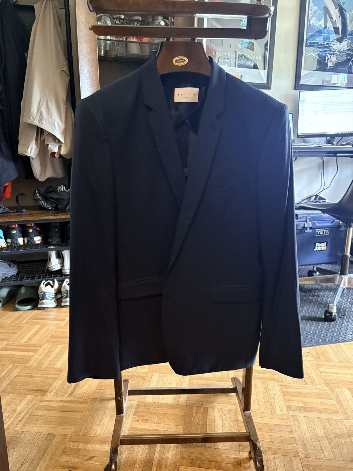 Sandro Sandro Dark Blue Blazer/Sportjacket Size 42R - 5 Thumbnail