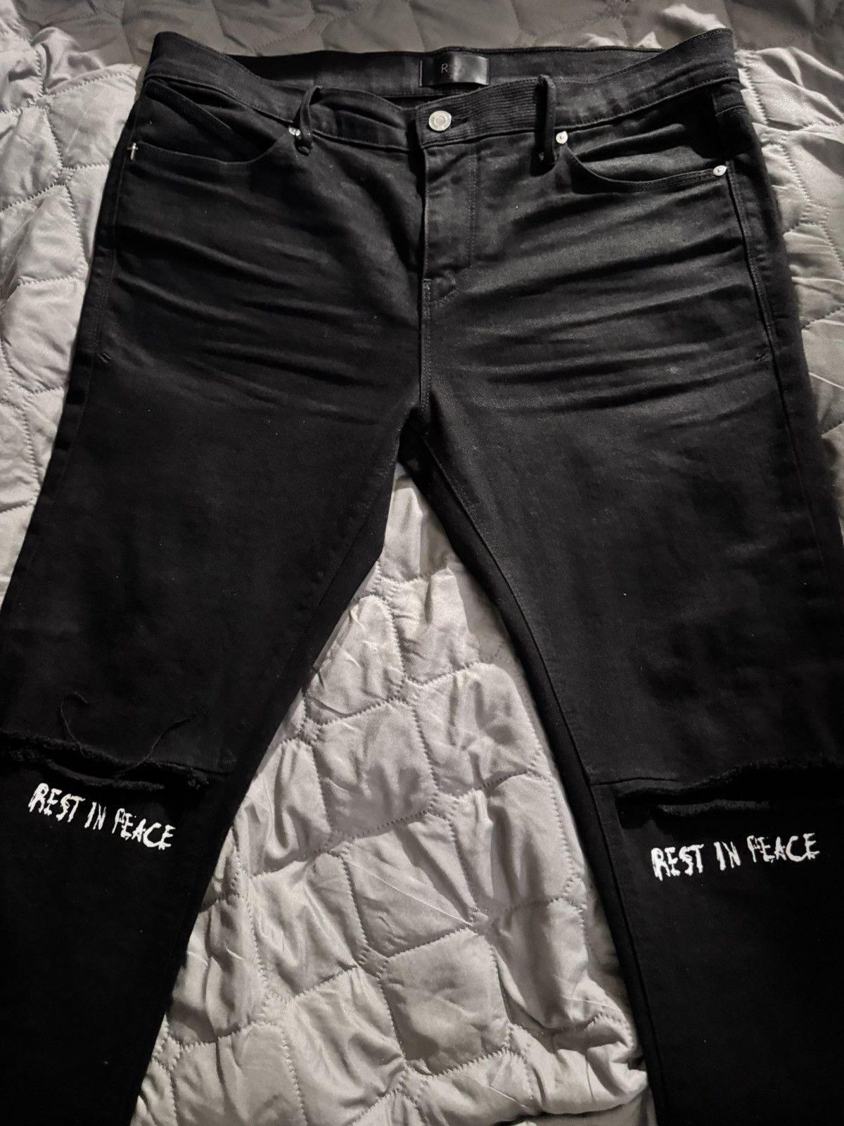Rta RtA Bryant Dagger Denim Jeans Size US 33 - 3 Thumbnail