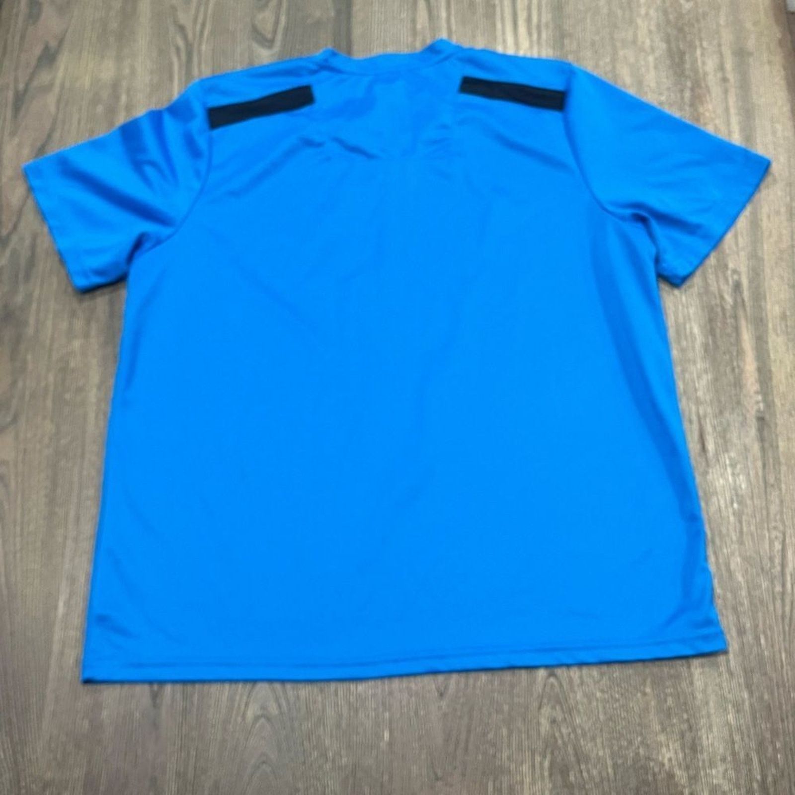 Reebok Reebok Mens Performance T-Shirt V-Neck Short Sleeve Blue L Size US L / EU 52-54 / 3 - 2 Thumbnail