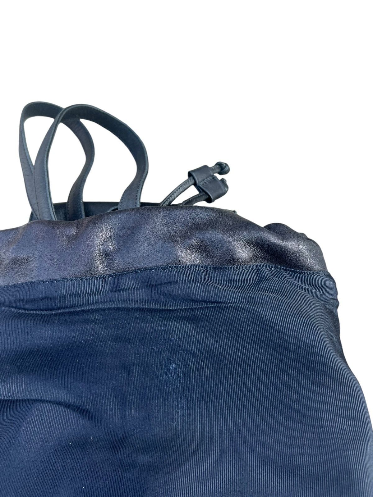 Leather Vintage 90s UCOB Patina Black Leather Cargo Backpack Bag Size ONE SIZE - 24 Thumbnail