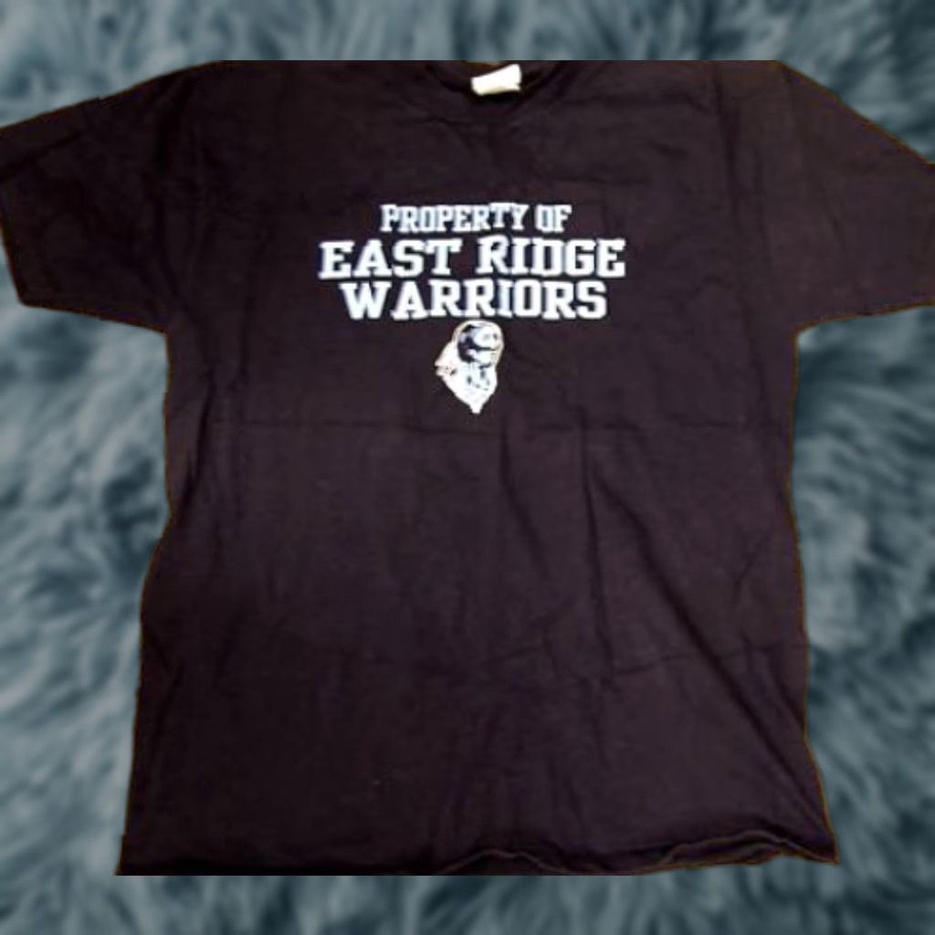 Jerzees VINTAGE East Ridge High School Warriors T Shirt L Men Navy Blue Jerzees 100% Cotton Short Sleeve Kentucky Pike County Raff? Size US L / EU 52-54 / 3 - 1 Preview