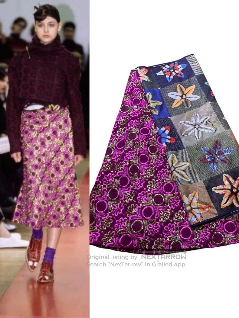 Comme des Garcons Comme des Garcons size M Two-Sided Assembled Embroidered W Size 23" - 1 Thumbnail