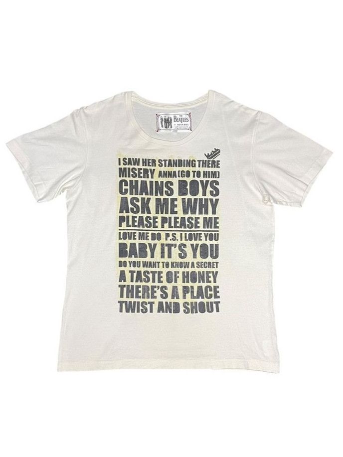 Japanese Brand Vintage The Beatles by Mens Bigi T-Shirt Size US M / EU 48-50 / 2 - 1 Thumbnail