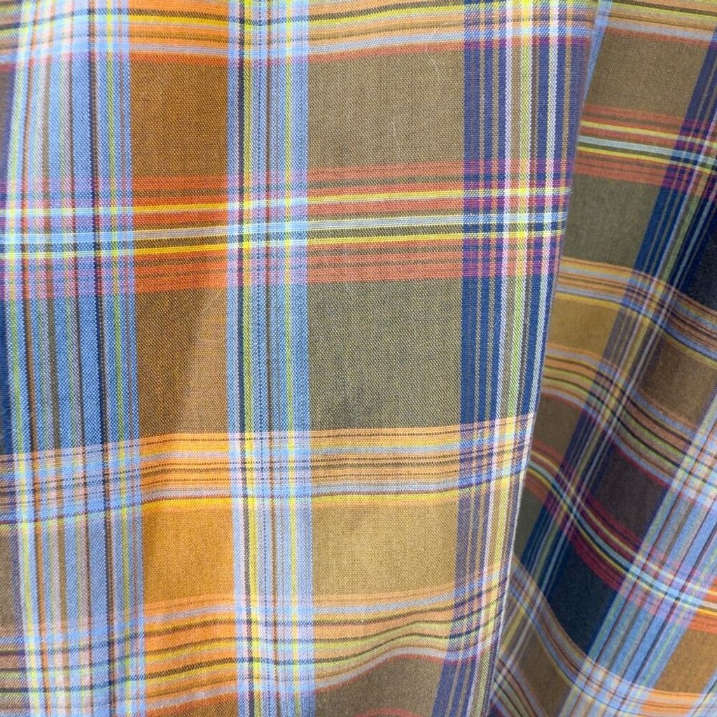 Ermenegildo Zegna ZEGNA Sport Brown Tan Plaid Casual Button-down Shirt sz L Size US L / EU 52-54 / 3 - 7 Thumbnail