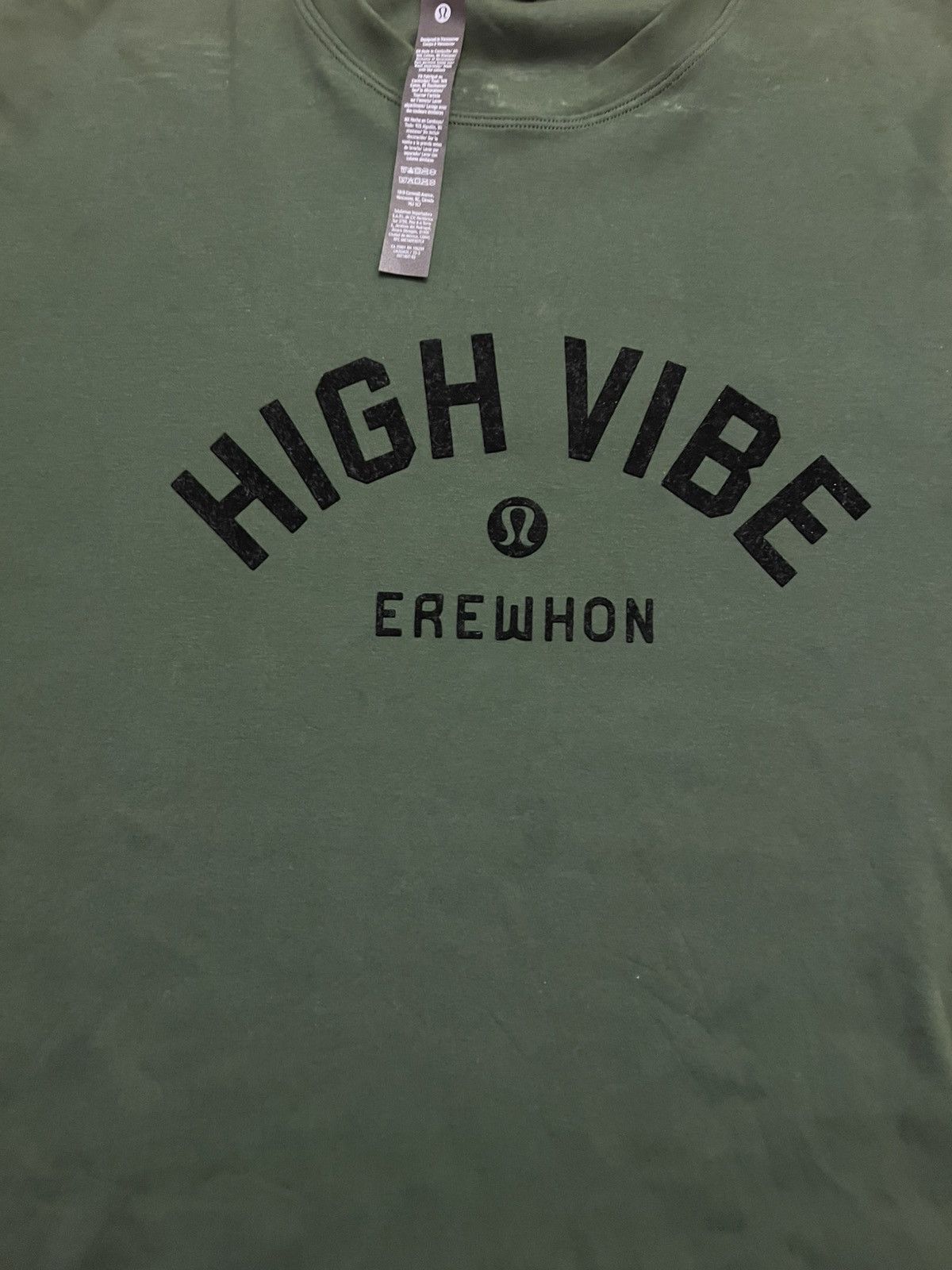 Lululemon Lululemon erewhon collab high vibes green tshirt NWT size m Size US M / EU 48-50 / 2 - 2 Thumbnail