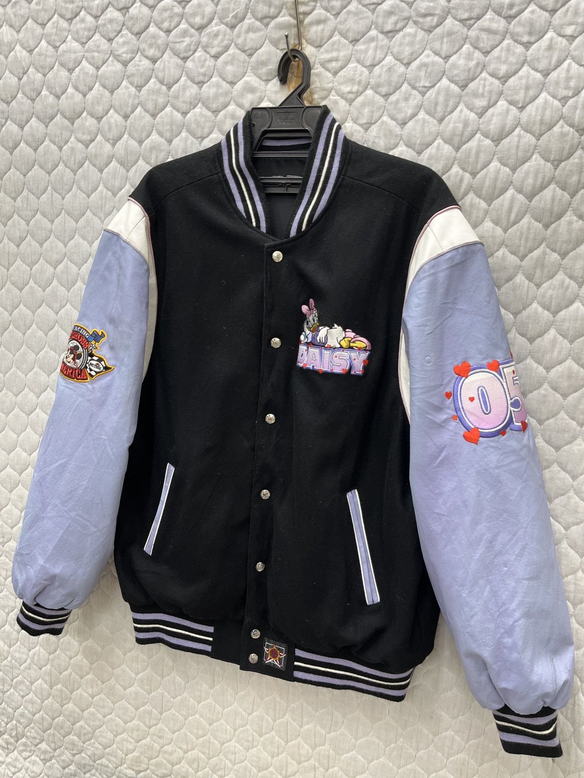 Jeff Hamilton 🔥🔥🔥JEFF HAMILTON DISNEY DAYTONA VARSITY REVERSIBLE JACKET Size US L / EU 52-54 / 3 - 6 Thumbnail